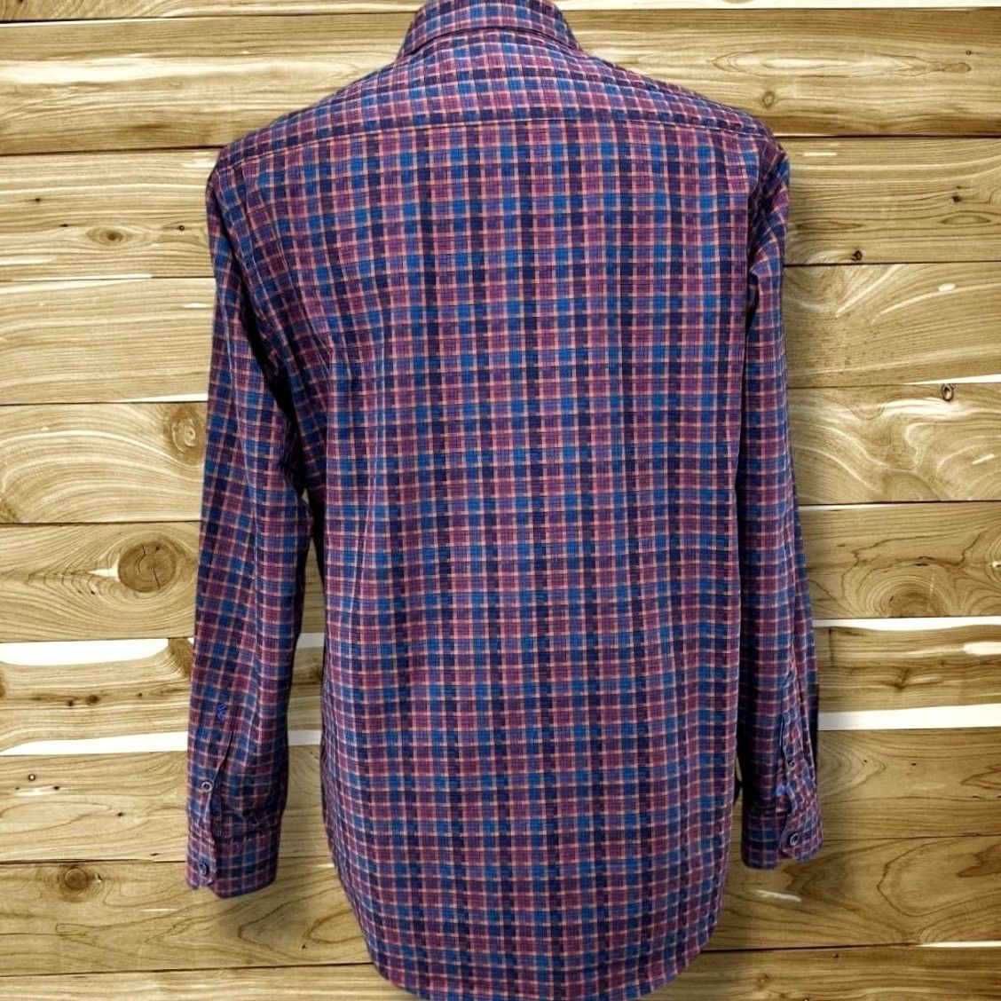 Robert Graham Robert Graham Shirt Mens Button-Up Plaid Blue Orange Colorful Office Work S Regular Long Sleeve Button-Down Menswear Size US S / EU 44-46 / 1 - 4 Thumbnail