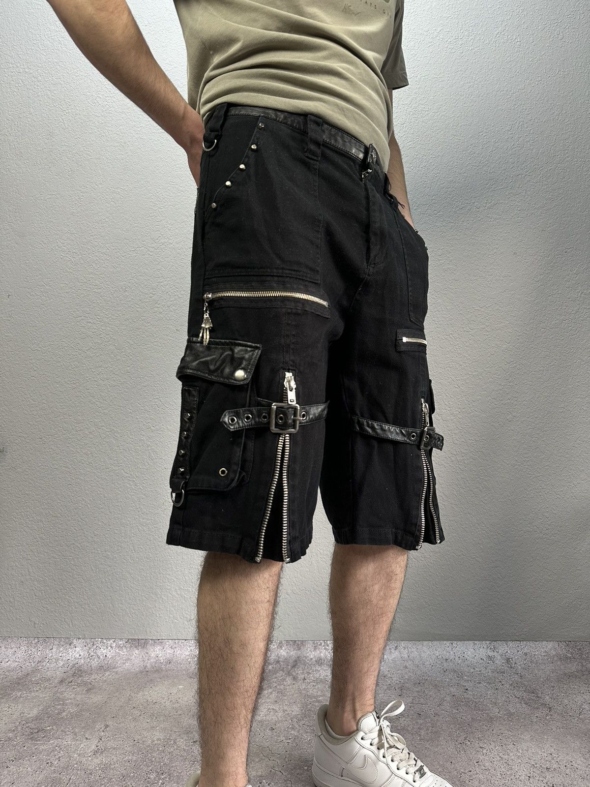 Vintage Brandit Bondage Shorts Tripp NYC Archival Punk Y2K