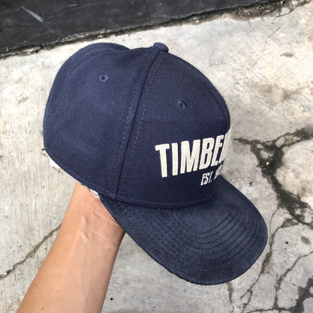 Timberland Timberland snapback hat with corduroy brim Size ONE SIZE - 5 Thumbnail