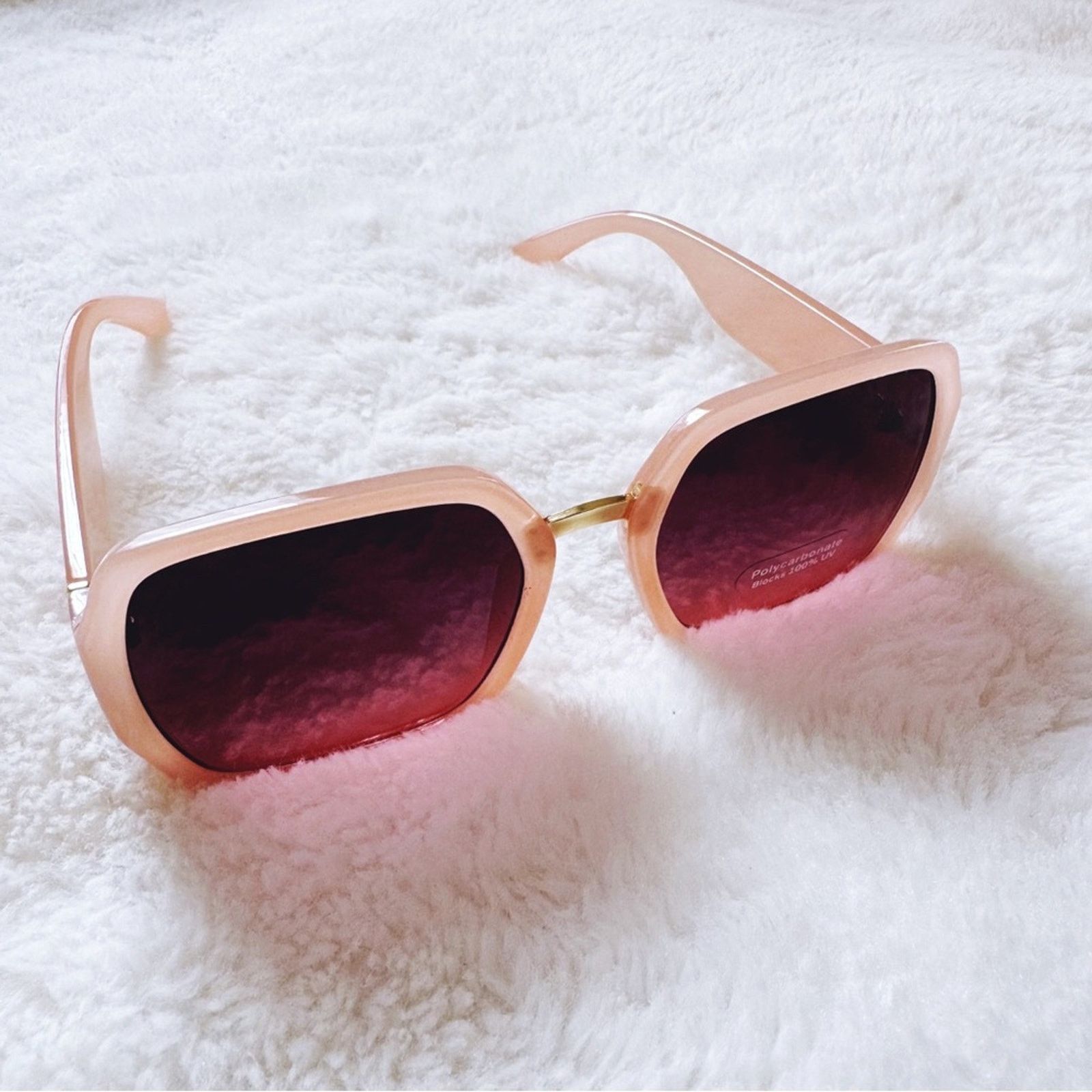 Other Layla Pink Sleek Square Sunglasses Size ONE SIZE - 6 Thumbnail