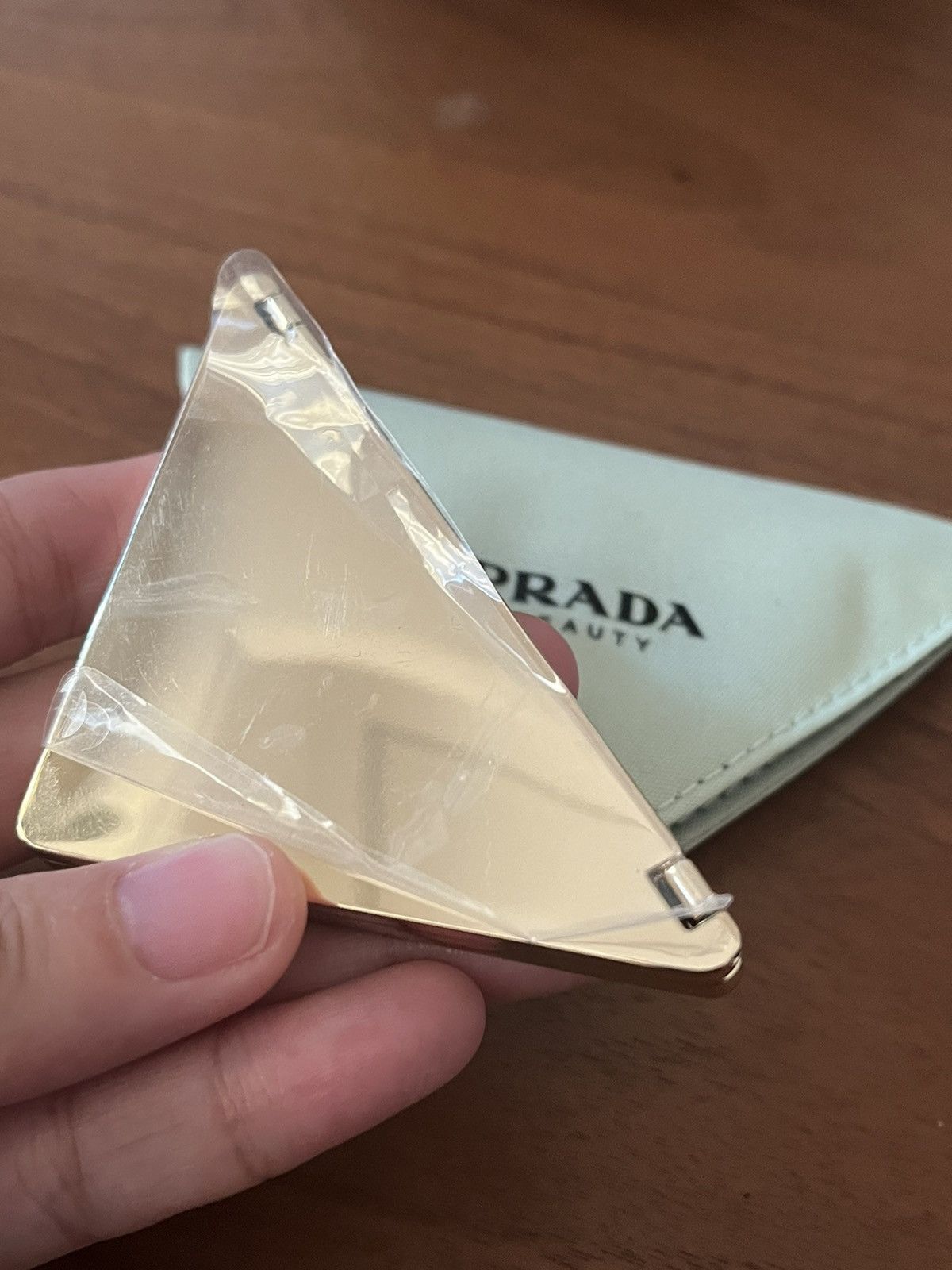 Prada Prada beauty triangle pocket mirror | Grailed