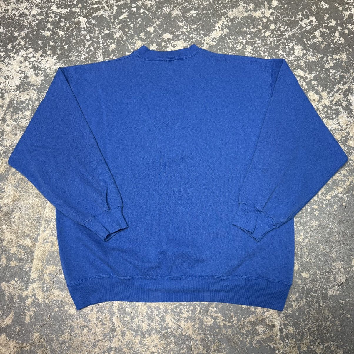 Disney Vintage Disney Mickey Mouse Blue Crewneck Sweatshirt 90s Size US XL / EU 56 / 4 - 6 Thumbnail