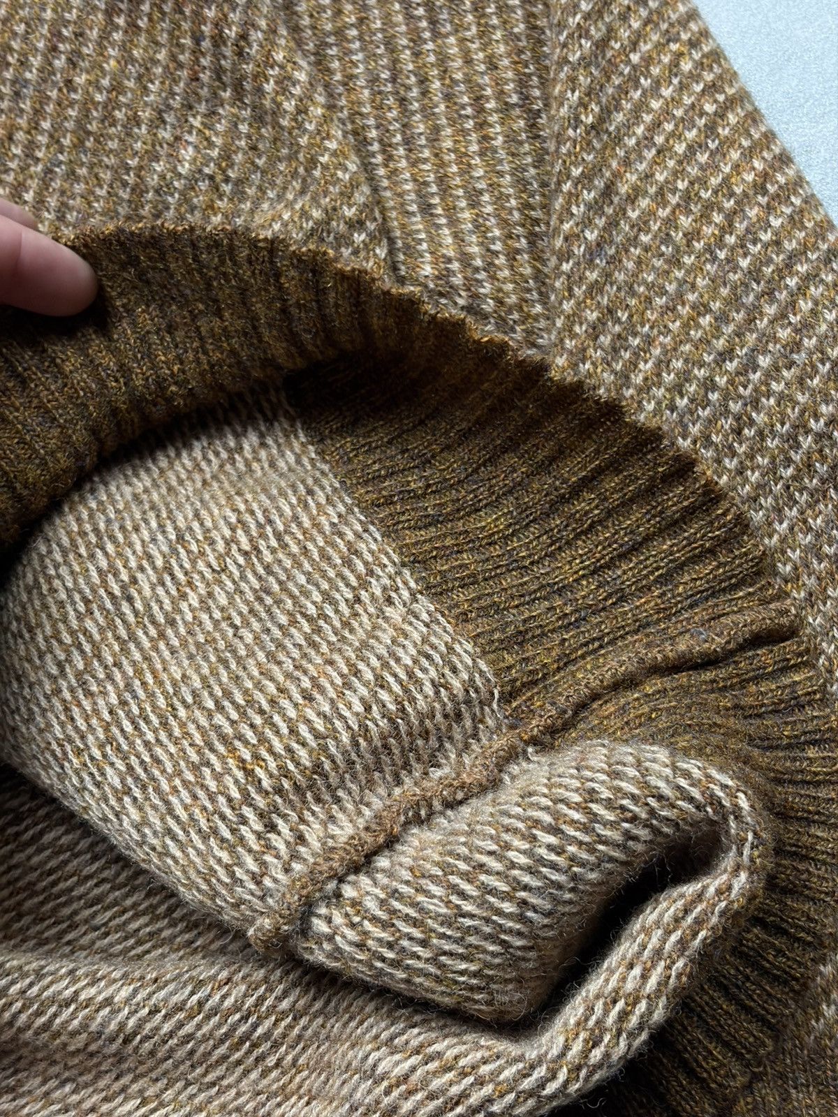 Fruit Of The Loom Rare Fruit of The loom Vintage wool knitwear 80s Brown Size US M / EU 48-50 / 2 - 5 Thumbnail