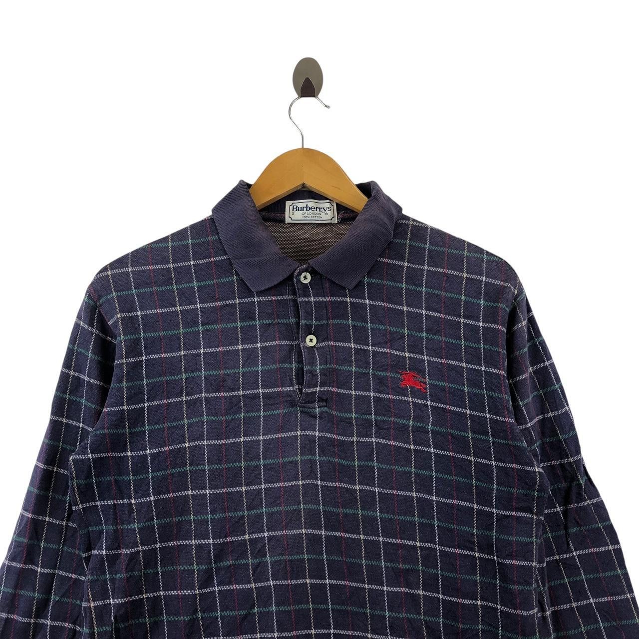 Burberry Vintage 90’ BURBERRY LONDON Nova Checks Polo Tee Shirt Size US S / EU 44-46 / 1 - 3 Thumbnail