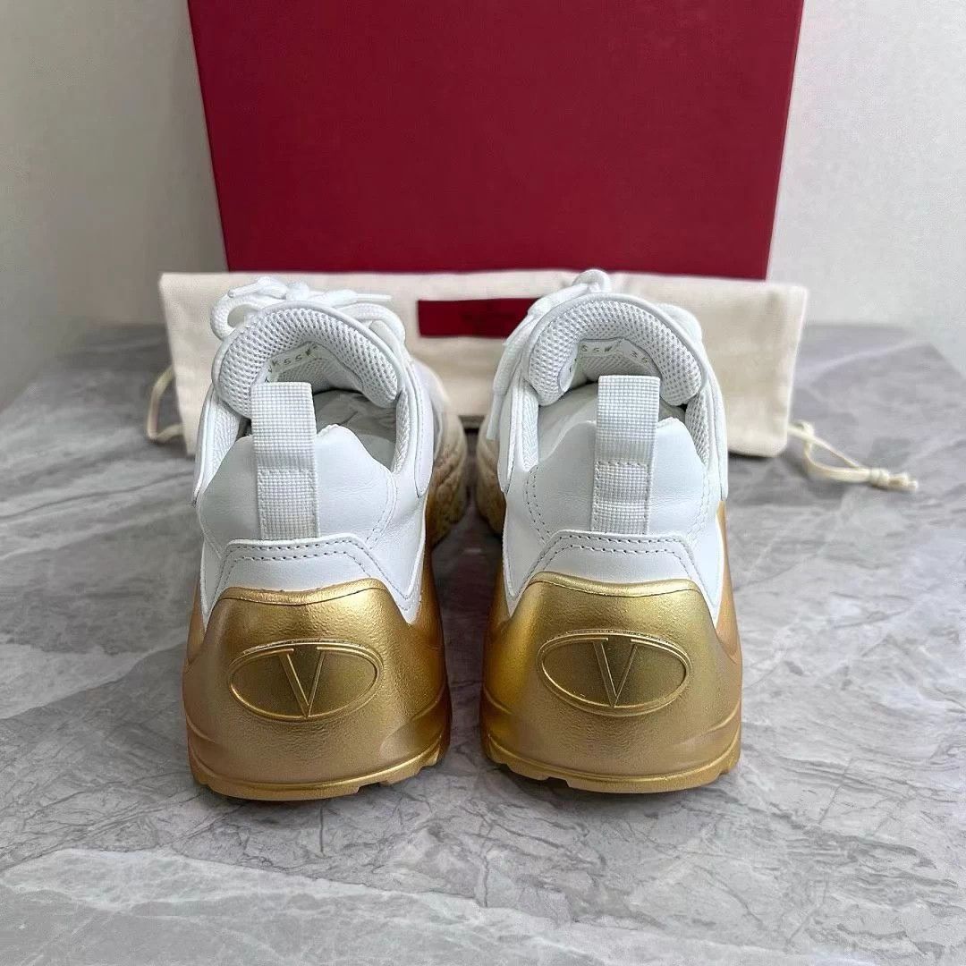 Valentino Valentino gradient gold ink dad shoes 35.5 women's Size US 4.5 / IT 34.5 - 4 Thumbnail