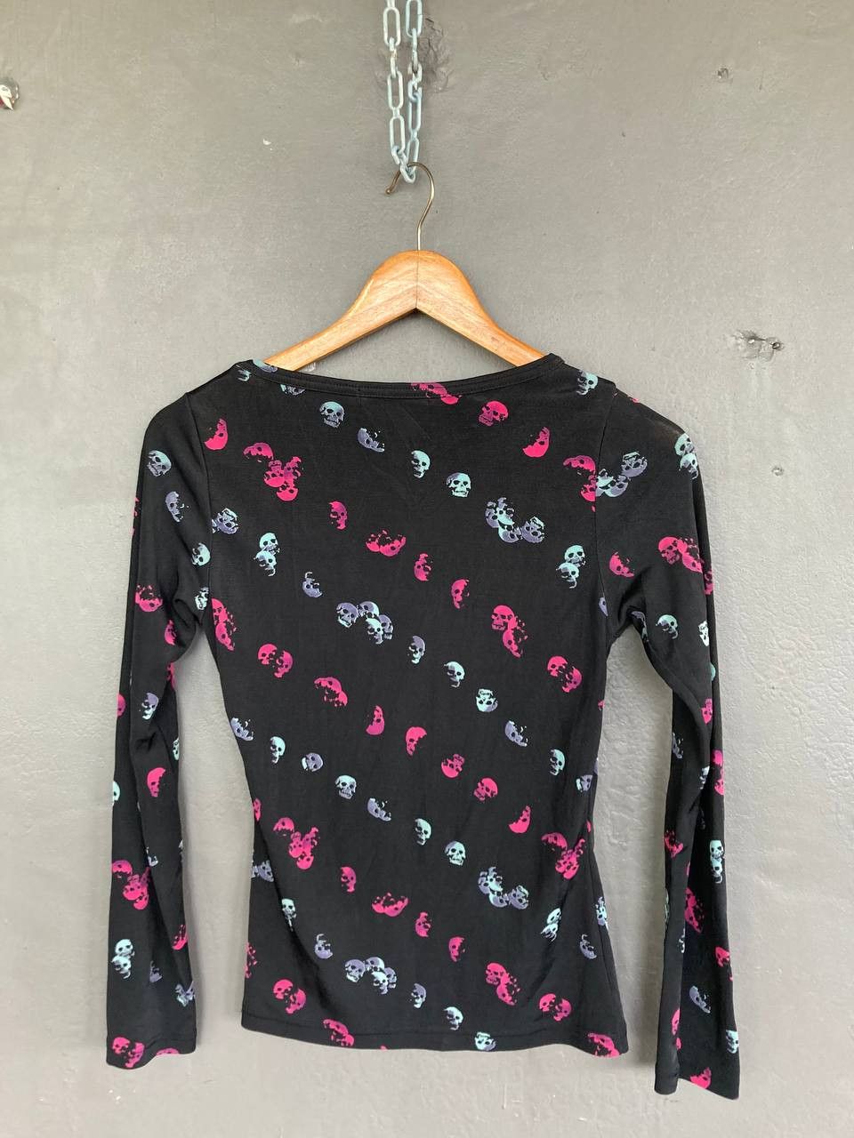 Hysteric Glamour 90’s Hysterics Mesh Longsleeves Top Size XS / US 0-2 / IT 36-38 - 2 Thumbnail