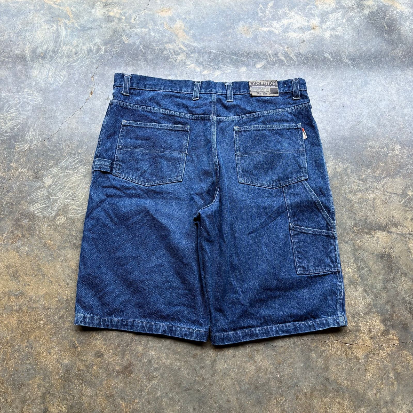 Vintage Baggy Vintage Y2K EVOLUTION Carpenter Jorts Size 42 Size US 42 / EU 58 - 1 Thumbnail
