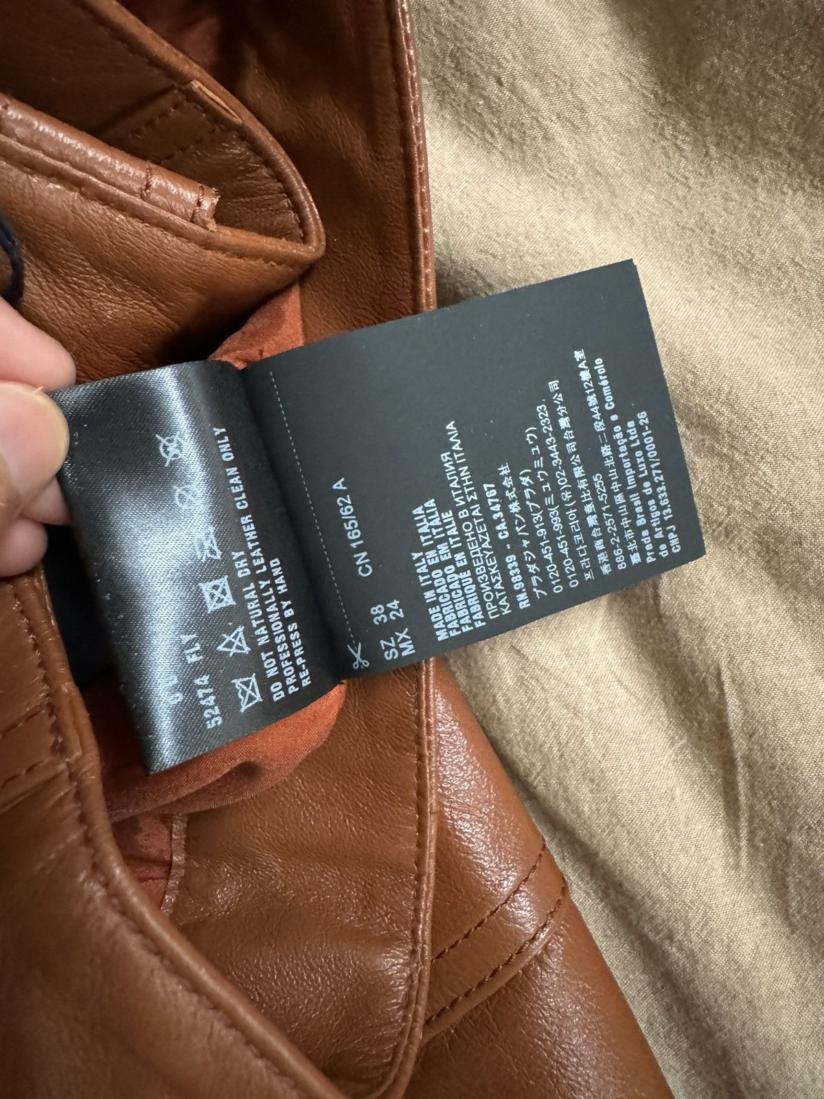 Prada Prada F/W 2017 Runway Leather Pants Size 26" / US 2 / IT 38 - 9 Thumbnail