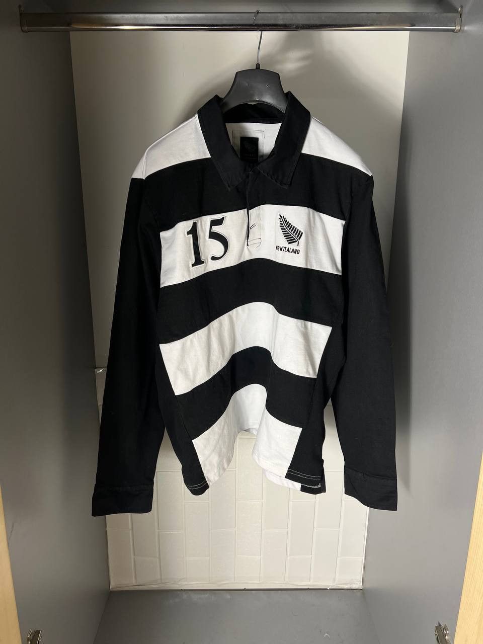 Canterbury of New Zealand VINTAGE CANTERBURY NEW ZEALAND RUGBY RETRO JERSEY Y2K 90s Size US XXL / EU 58 / 5 - 1 Thumbnail