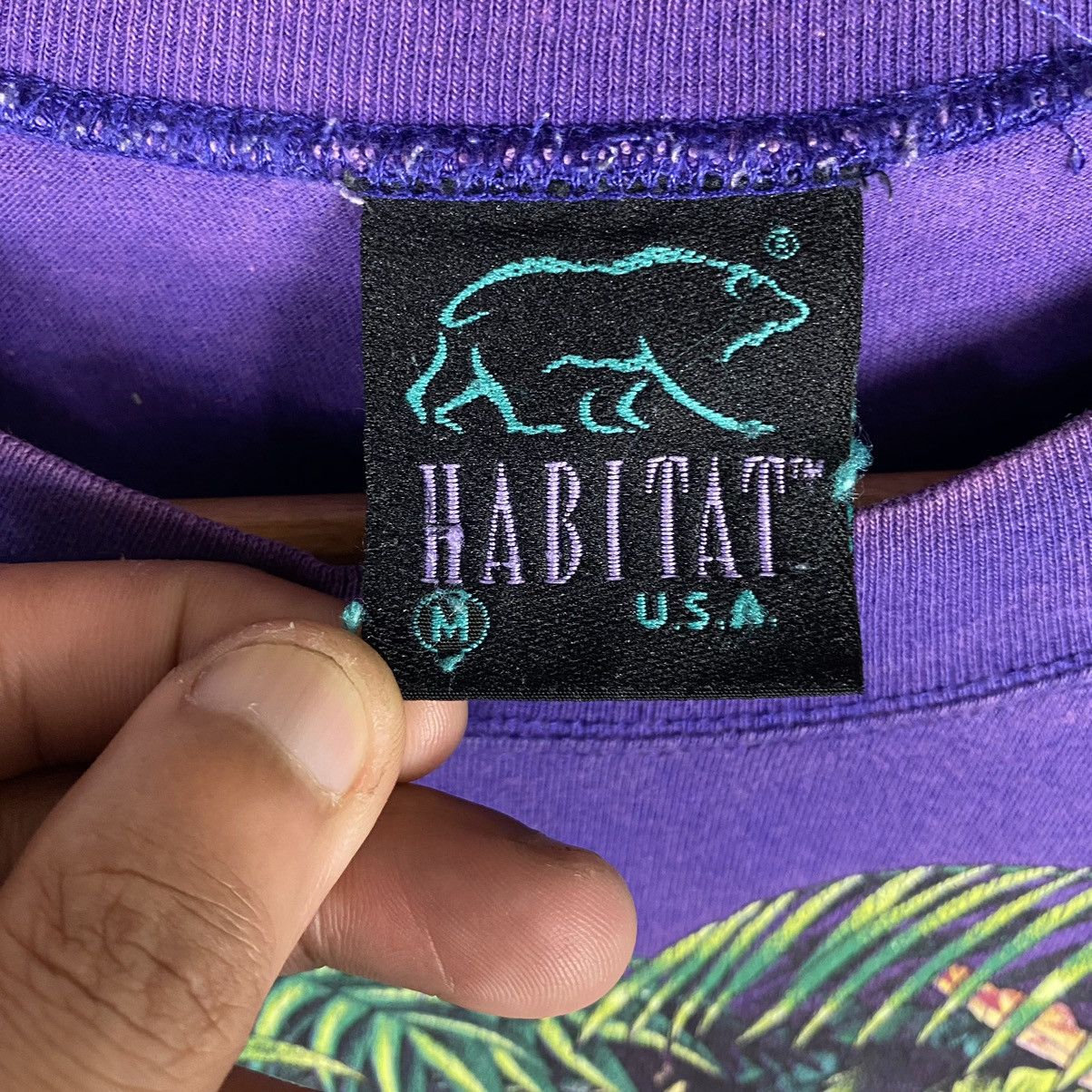 Habitat × Vintage VINTAGE HABITAT WAKE UP TO THE RAINFOREST MIRROR PRINTED TEE Size US M / EU 48-50 / 2 - 9 Thumbnail