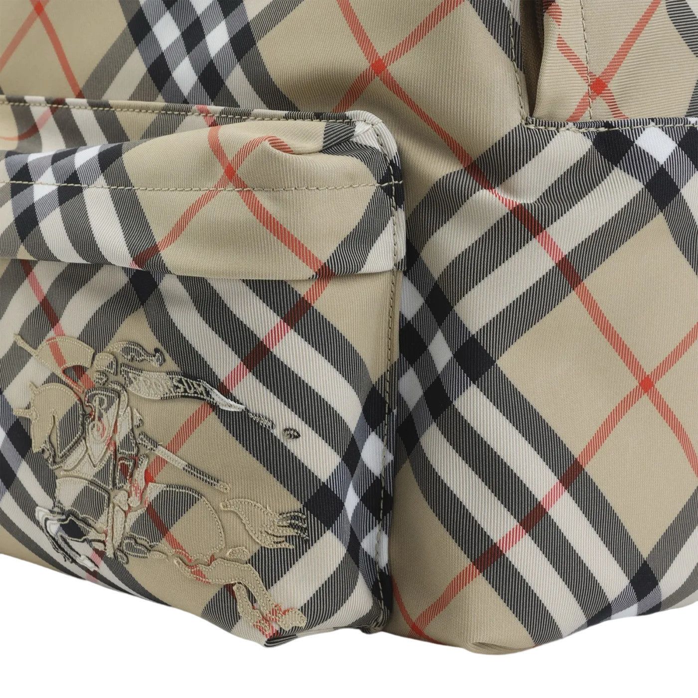 Burberry BURBERRY Check Sand Beige Backpack New Size ONE SIZE - 3 Thumbnail