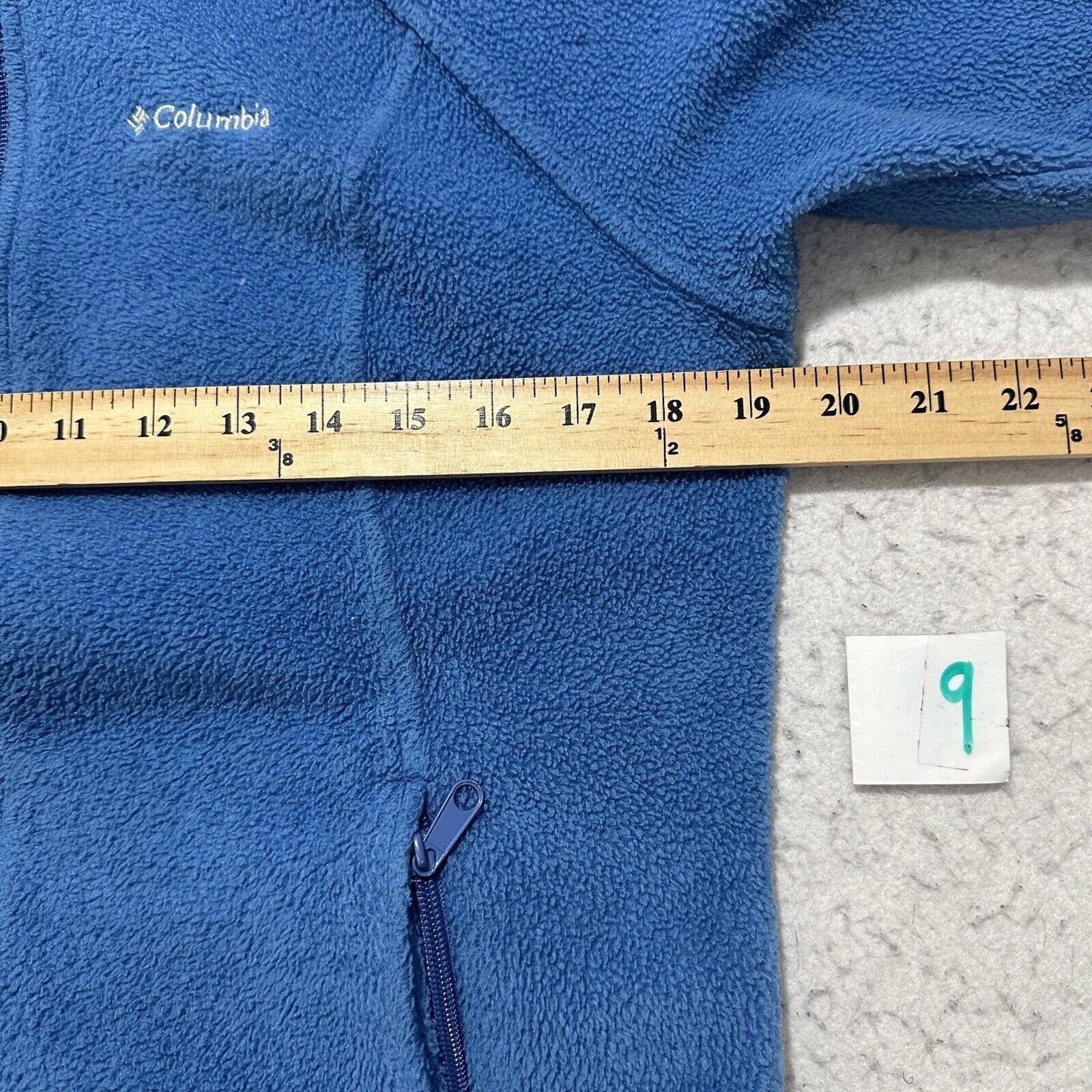 Columbia Columbia Small Blue Full Zip Fleece High Neck Sweatshirt Size S / US 4 / IT 40 - 8 Thumbnail
