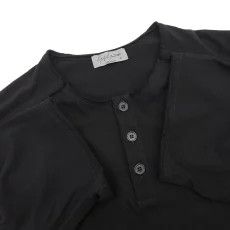 Yohji Yamamoto Yohji Yamamoto POUR HOMME Cotton Henley Neck Size US L / EU 52-54 / 3 - 5 Thumbnail
