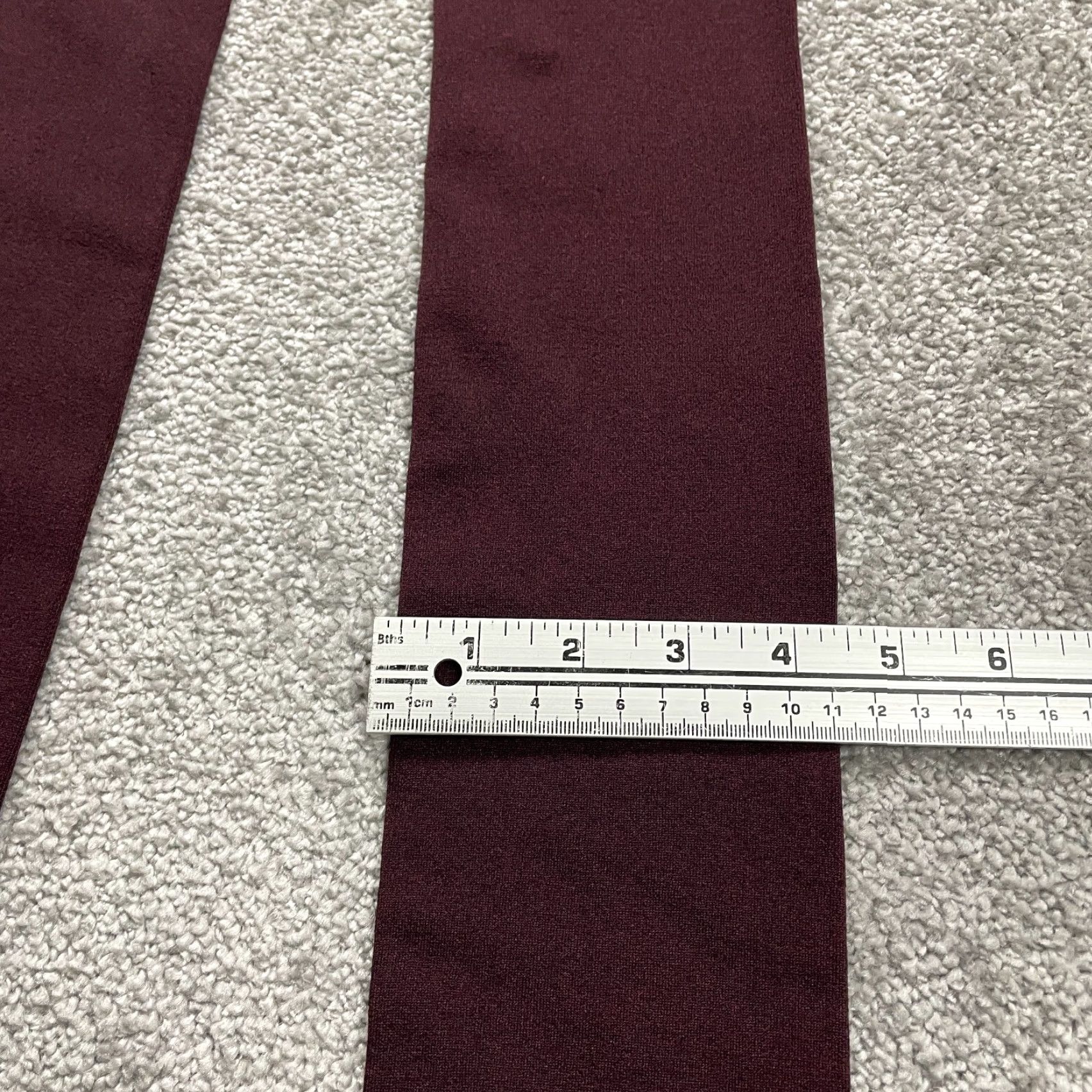 Vintage Warners Blissful Benefits Leggings Women 2-3XL Maroon Athletic Compression Size 26" / US 2 / IT 38 - 5 Thumbnail