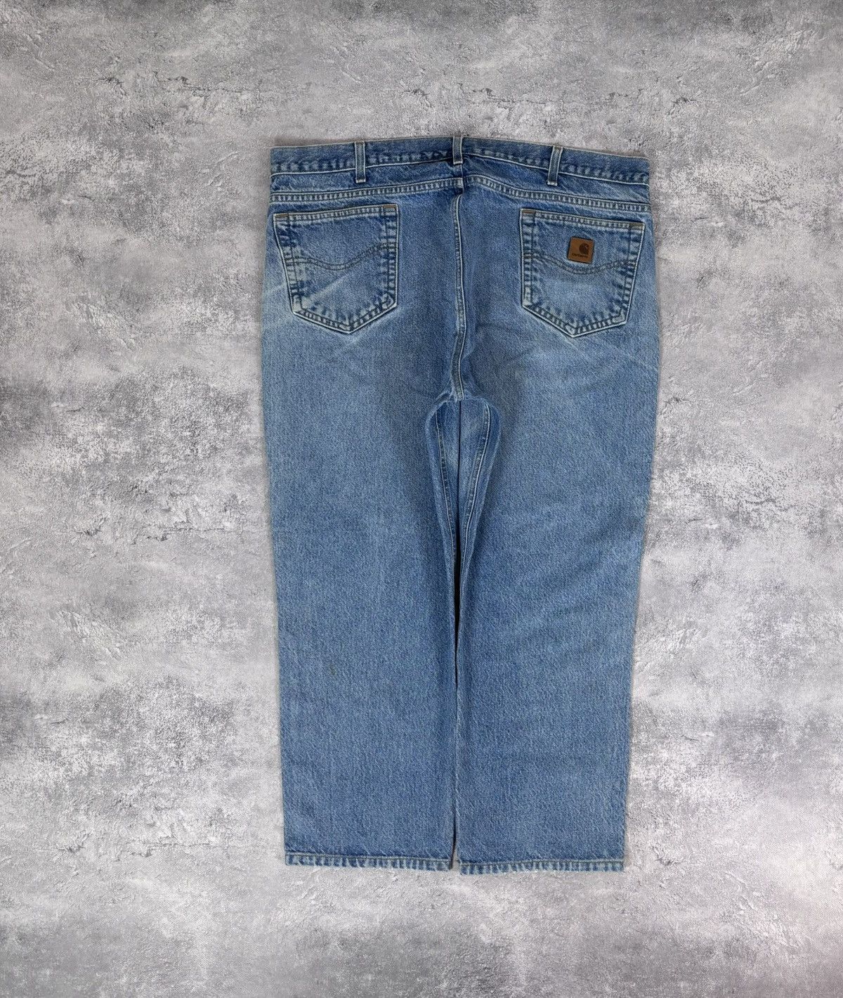 Carhartt Vintage Carhartt Men’s Faded Light Blue Baggy Denim Jeans Size US 42 / EU 58 - 1 Thumbnail