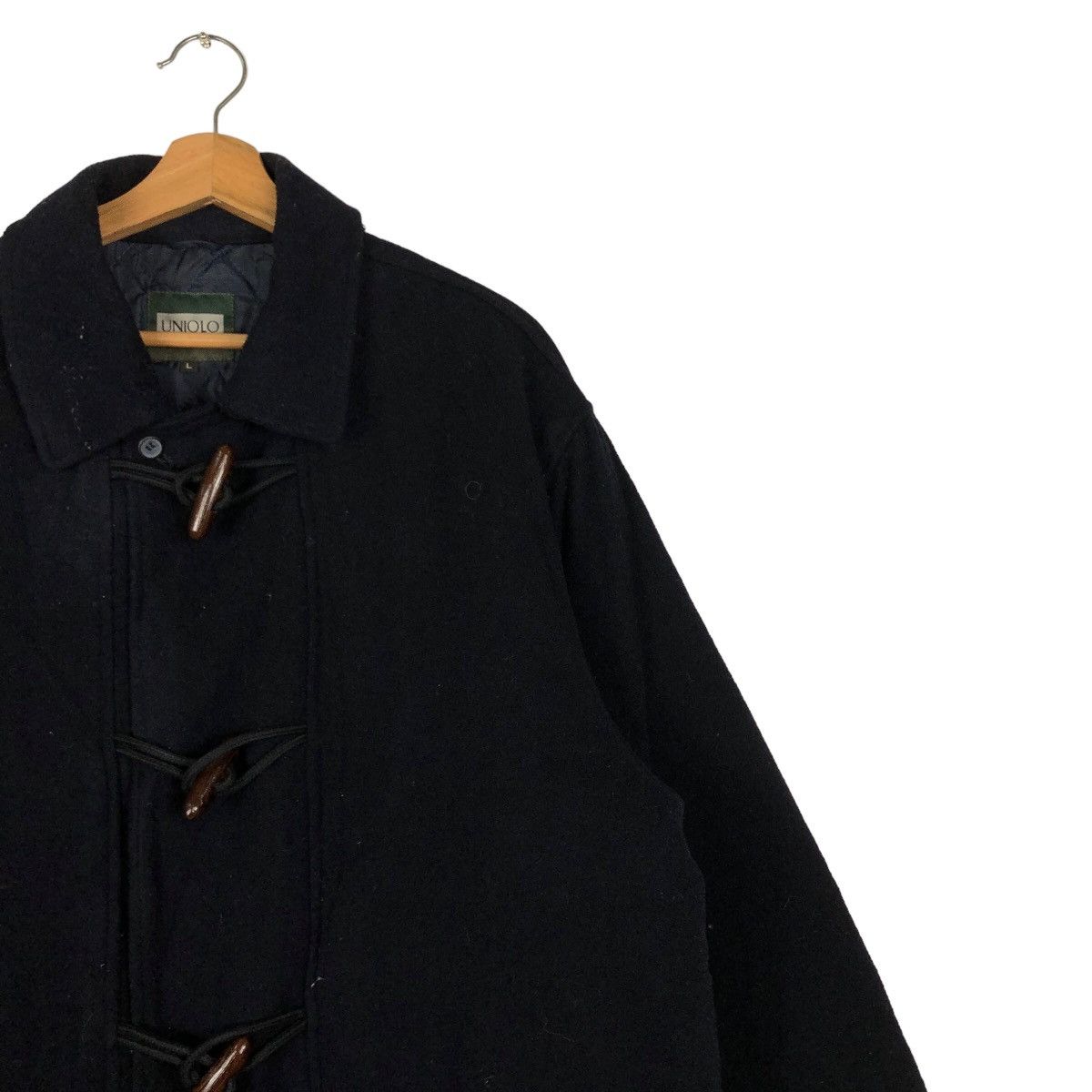 Japanese Brand 🔥Wool Heavy Jacket Wood Button Uniqlo Japan Issey Miyake Size US L / EU 52-54 / 3 - 6 Thumbnail