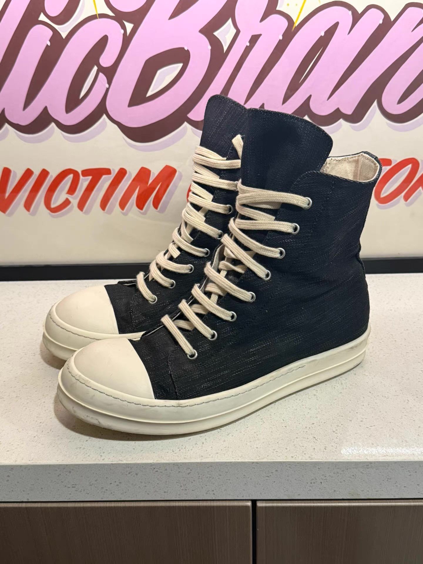 Rick Owens Rick Owens DRKSHDW high-top sneakers Ｑ20 Size US 8 / EU 41 - 1 Thumbnail