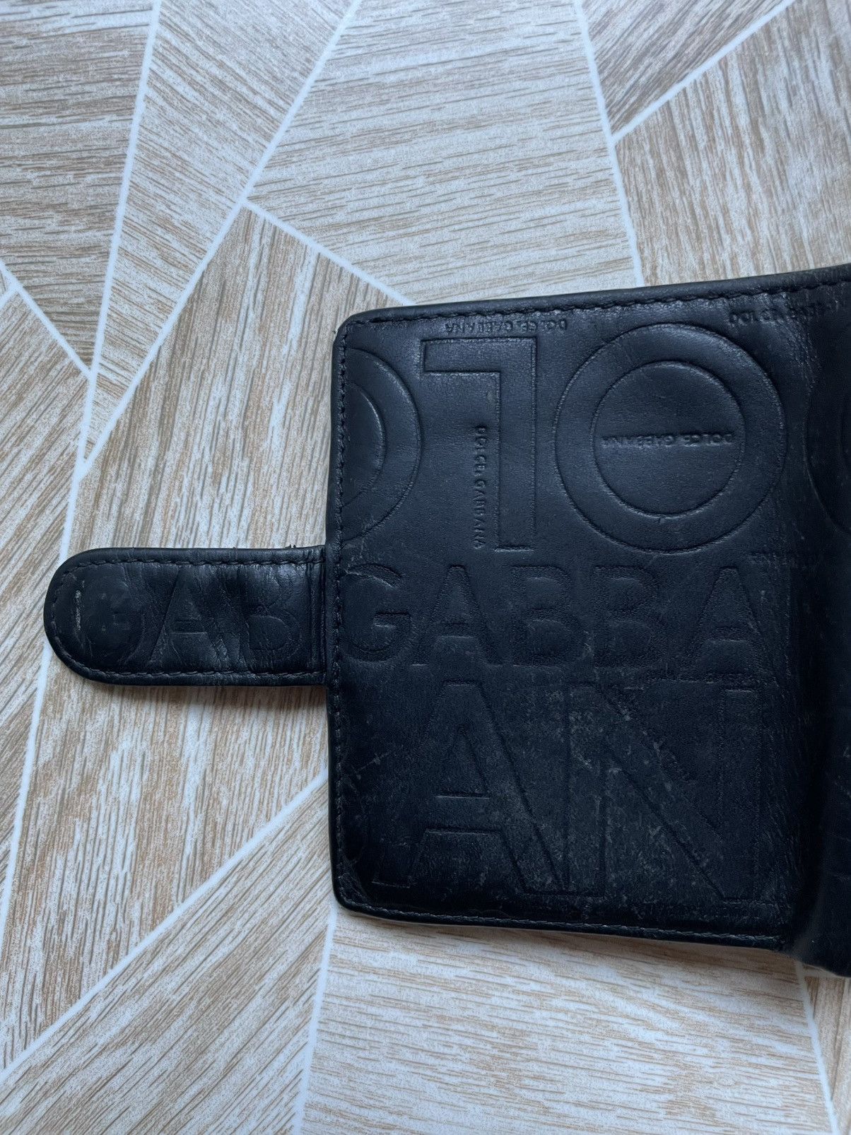 Dolce & Gabbana Hype Vintage Luxury Dolce Gabbana Leather Wallet Black Italy Size ONE SIZE - 5 Thumbnail
