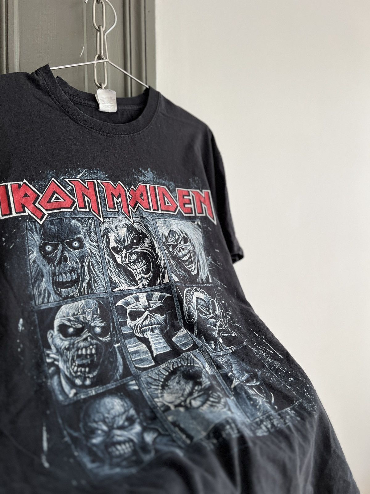 Band Tees × Fruit Of The Loom 2015 Iron Maiden Skull 100% Cotton Band t-Shirt Merch M Size US M / EU 48-50 / 2 - 5 Thumbnail