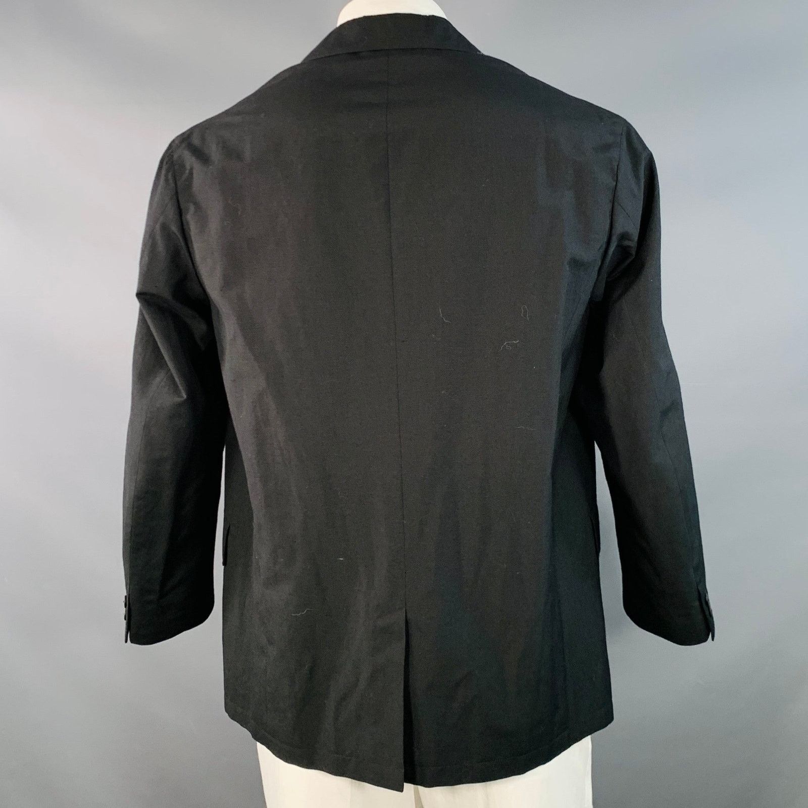 Visvim Size L Yardbird Black Wool Linen Notch Lapel Sport Coat Size 42R - 3 Thumbnail