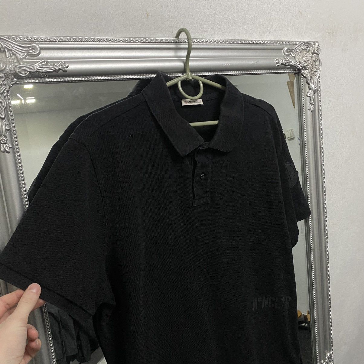 Moncler Moncler Polo T-Shirt Big Logo Size US XL / EU 56 / 4 - 4 Thumbnail
