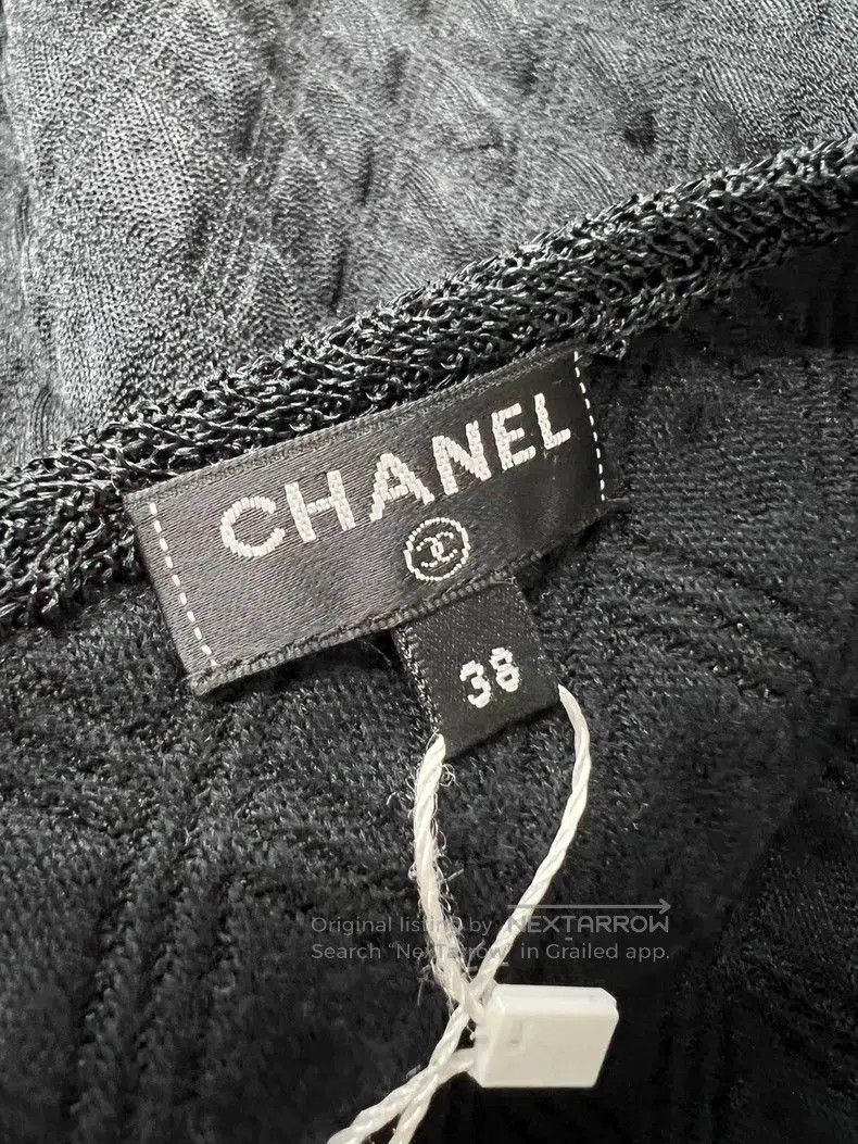 Chanel Chanel Metiers d'Art Black Quilted Coat. Size US M / EU 48-50 / 2 - 4 Thumbnail