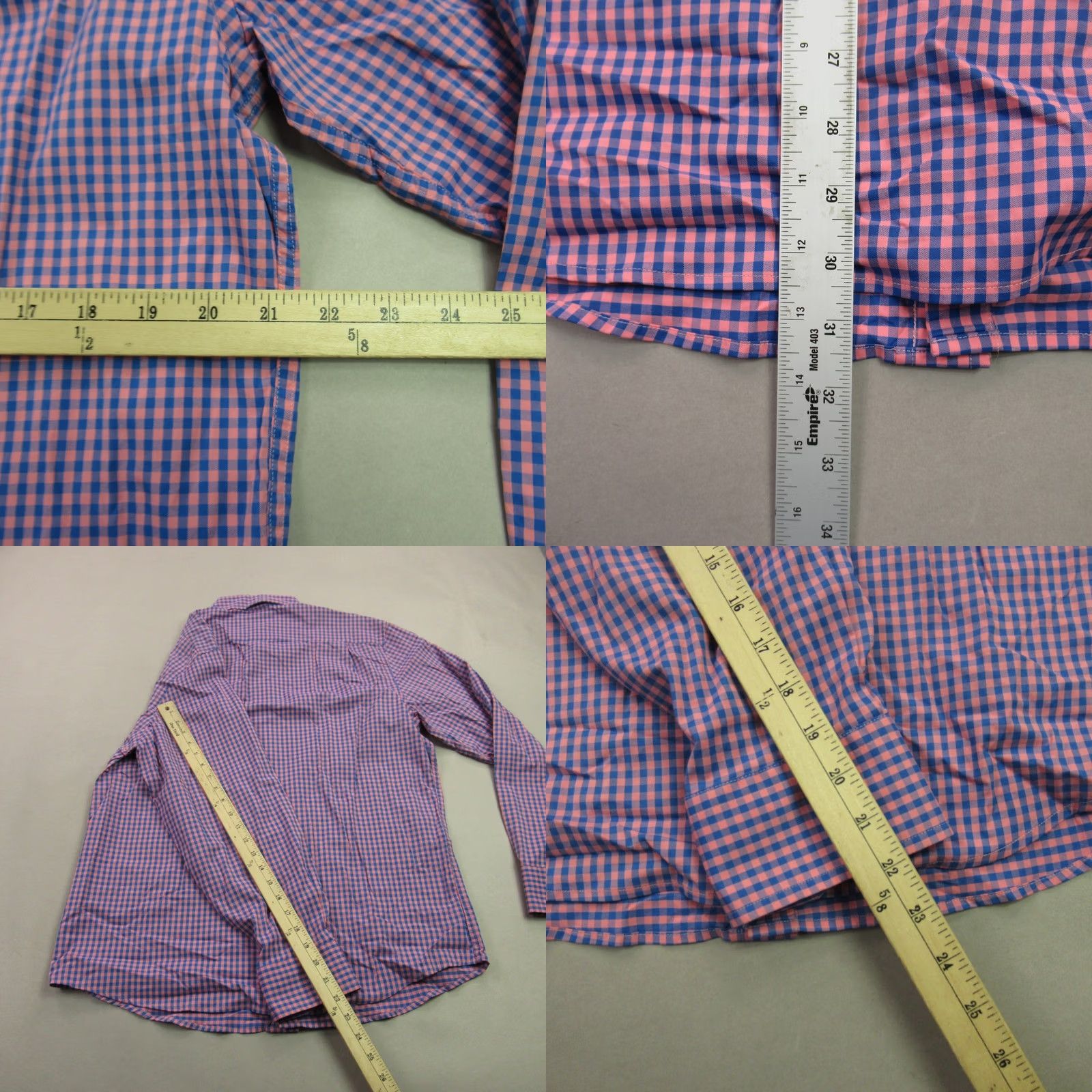 Southern Tide Southern Tide Shirt Mens Large Long Sleeve Button Front Checks Pocket Size US L / EU 52-54 / 3 - 8 Thumbnail