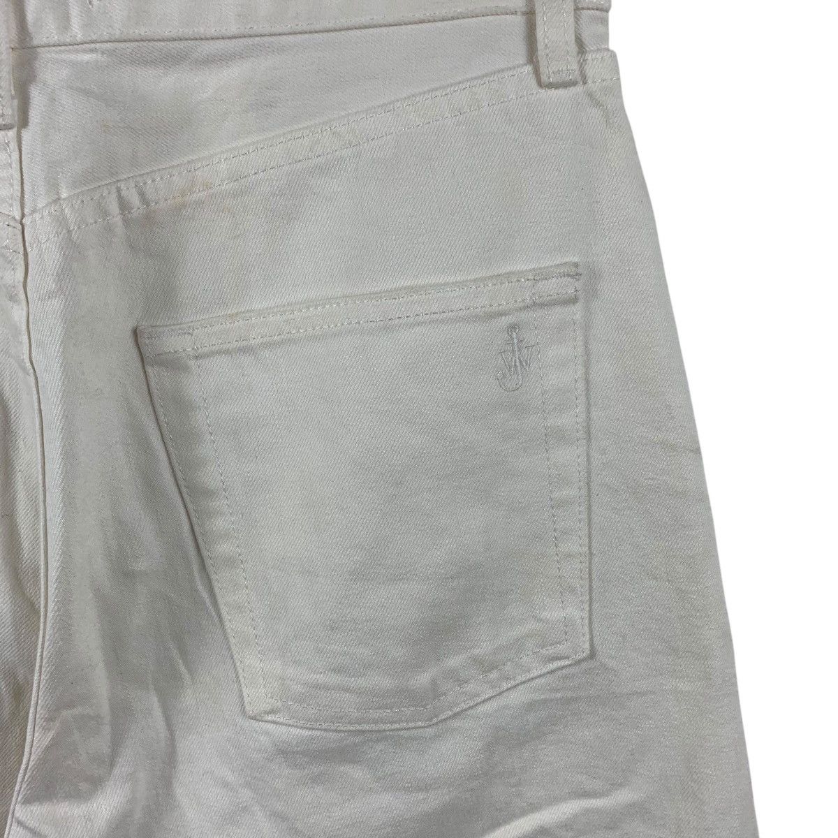 JW Anderson × Japanese Brand UNIQLO X JW ANDERSON Straight cut white coloured jeans pants Size US 30 / EU 46 - 18 Thumbnail