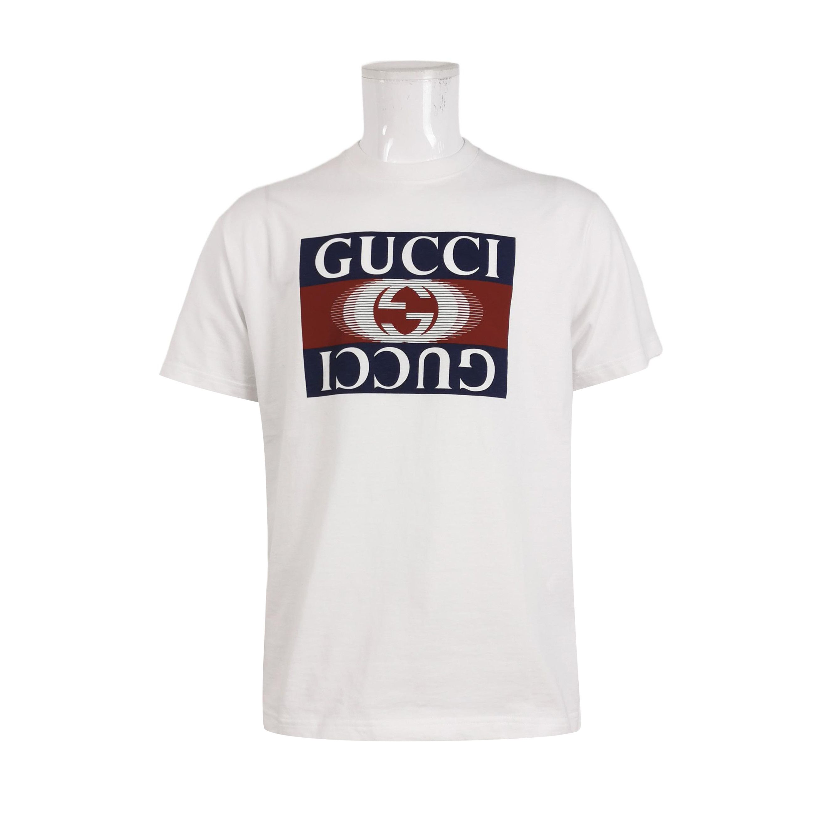 Gucci Gucci Box Logo Print T-Shirt Size M Size US M / EU 48-50 / 2 - 1 Thumbnail