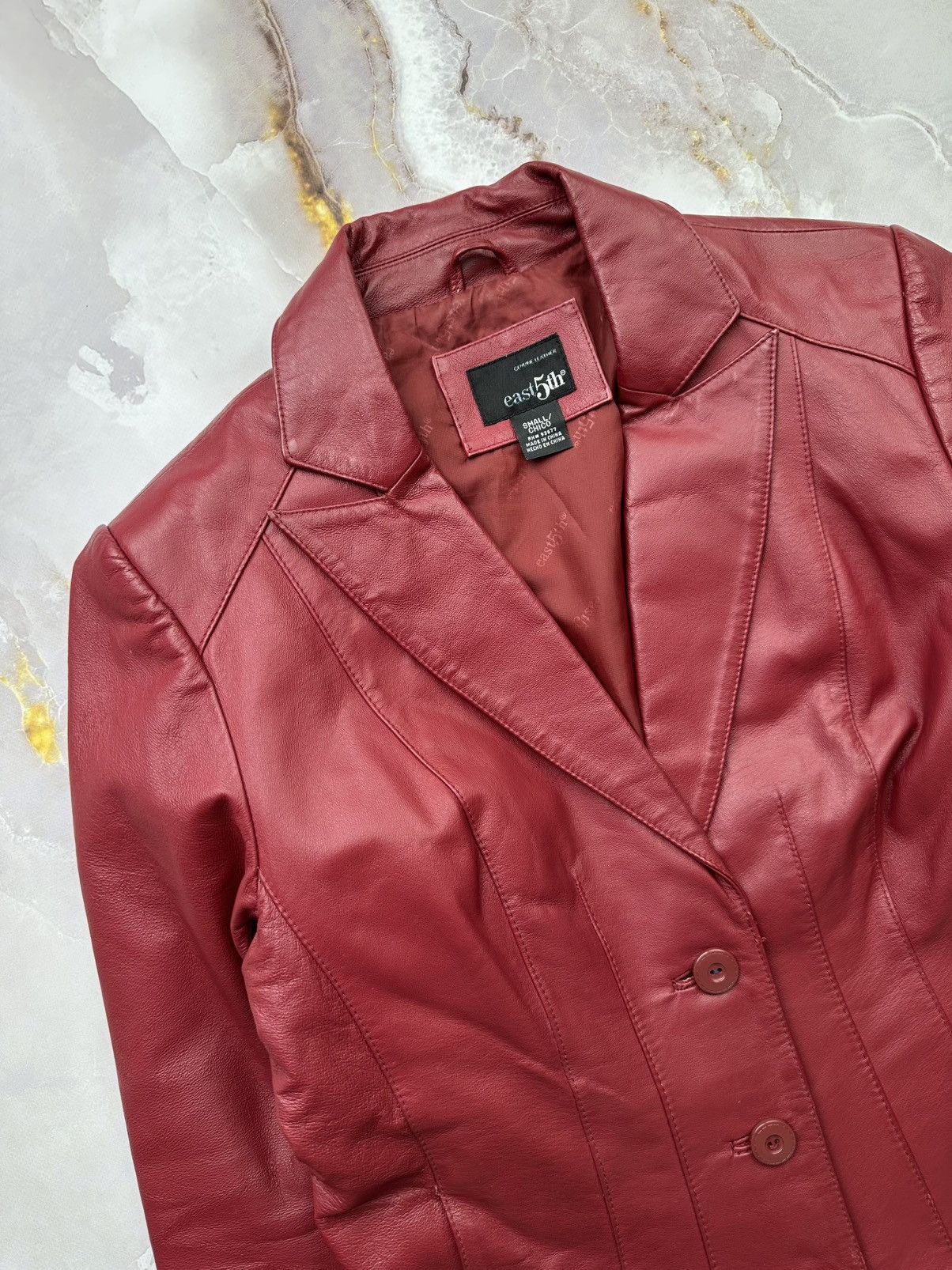 Japanese Brand Vintage Leather Jacket Size S / US 4 / IT 40 - 3 Thumbnail