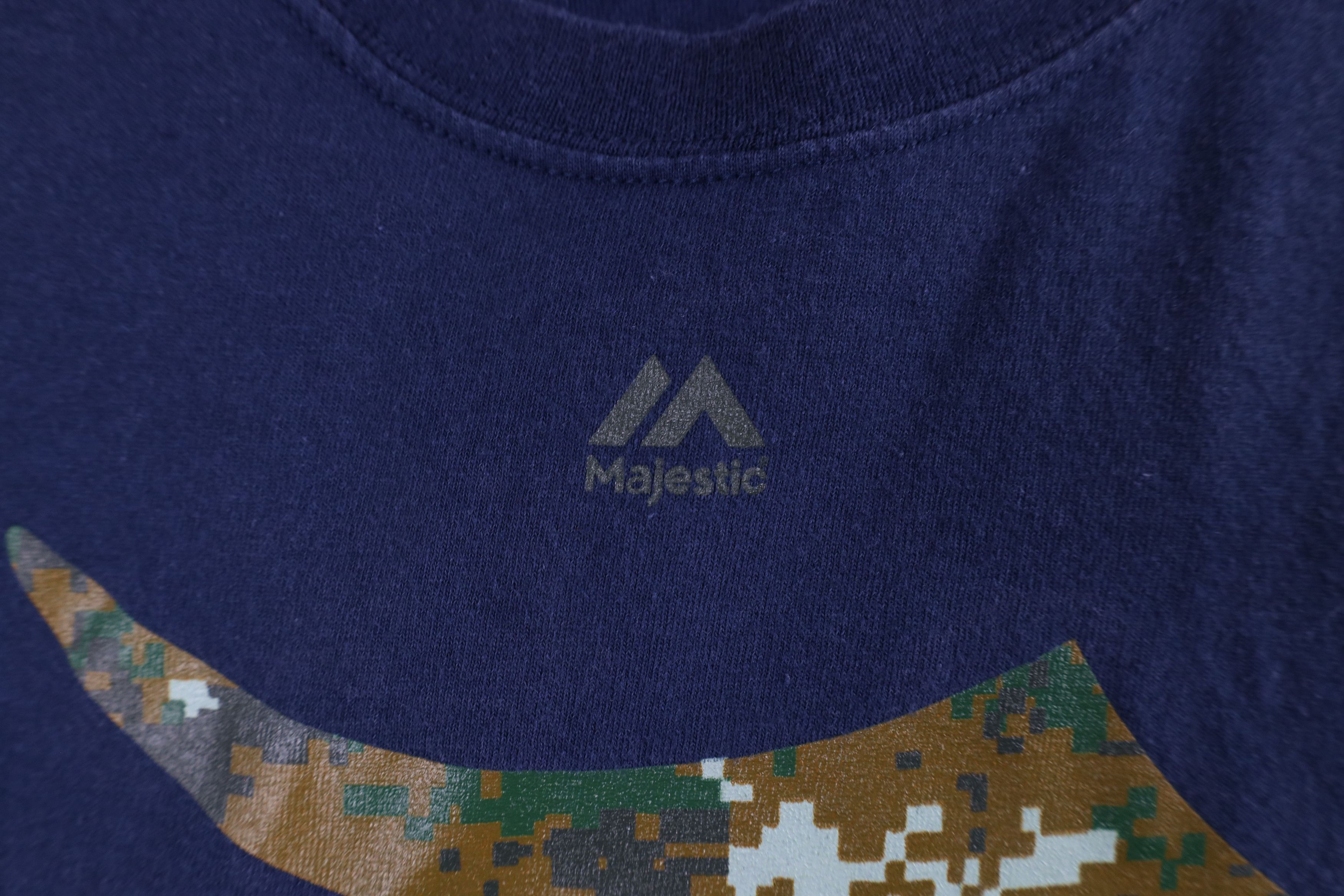 Majestic × Vintage Vintage Majestic Camouflage English D Detroit Tigers T-Shirt Size US XL / EU 56 / 4 - 5 Thumbnail