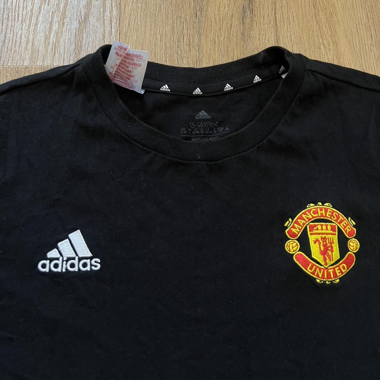Adidas Adidas black Manchester United football shirt Size US XS / EU 42 / 0 - 3 Thumbnail