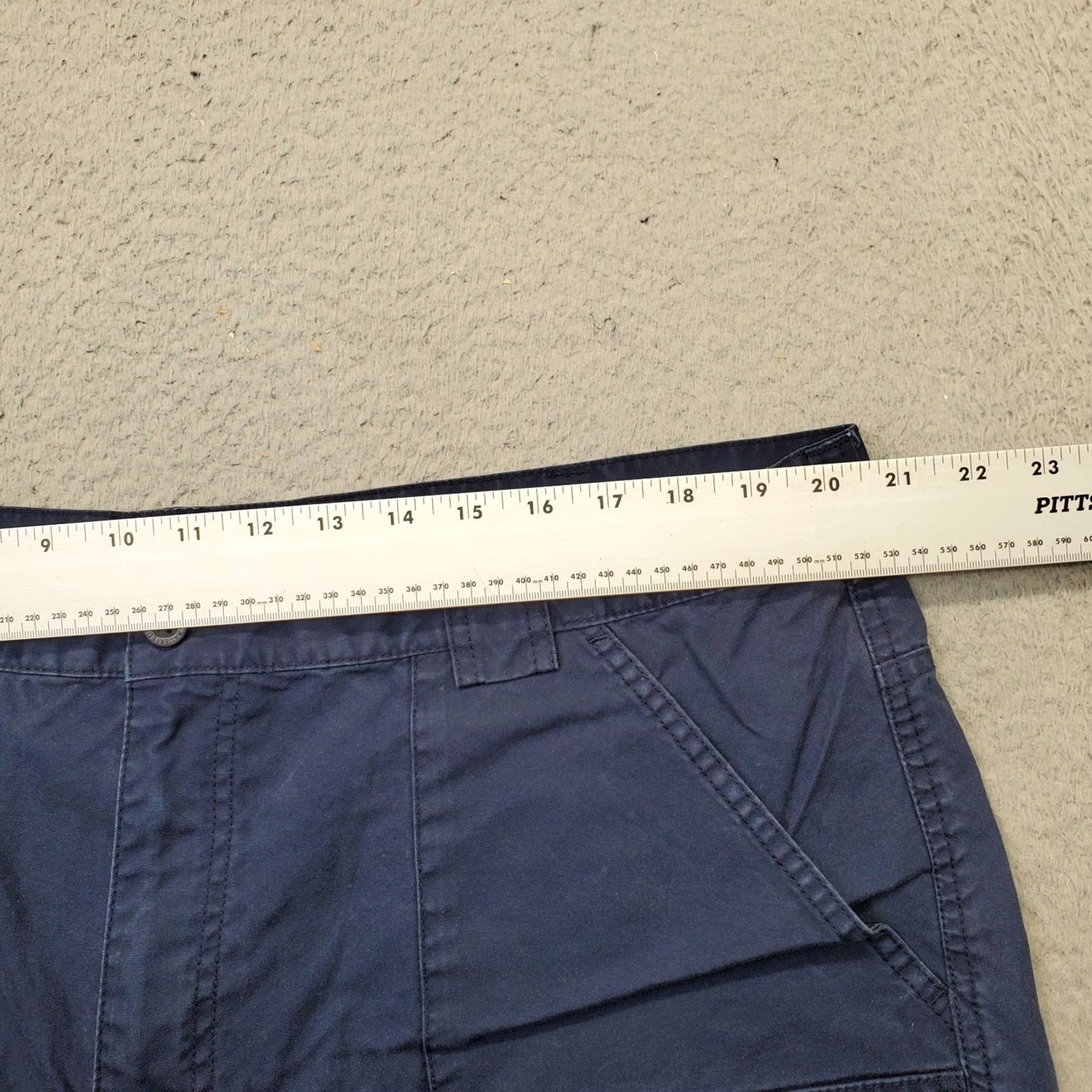 Eddie Bauer Eddie Bauer Cargo Shorts Mens 42 Navy Authentic Outdoor Utility Pocket High Rise Shirt? Size US 42 / EU 58 - 3 Thumbnail