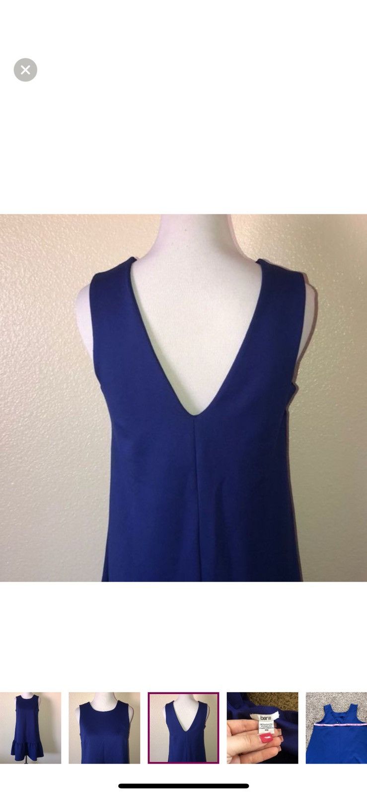 Bar III Bar III XS dropwaist scuba dress Size XS / US 0-2 / IT 36-38 - 3 Thumbnail