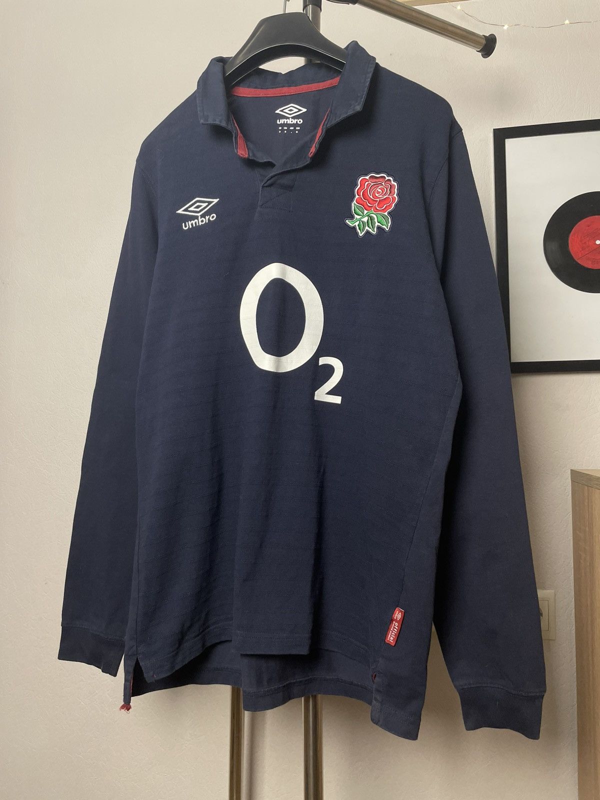 Umbro Umbro O2 England Rugby Jersey Size US M / EU 48-50 / 2 - 2 Thumbnail
