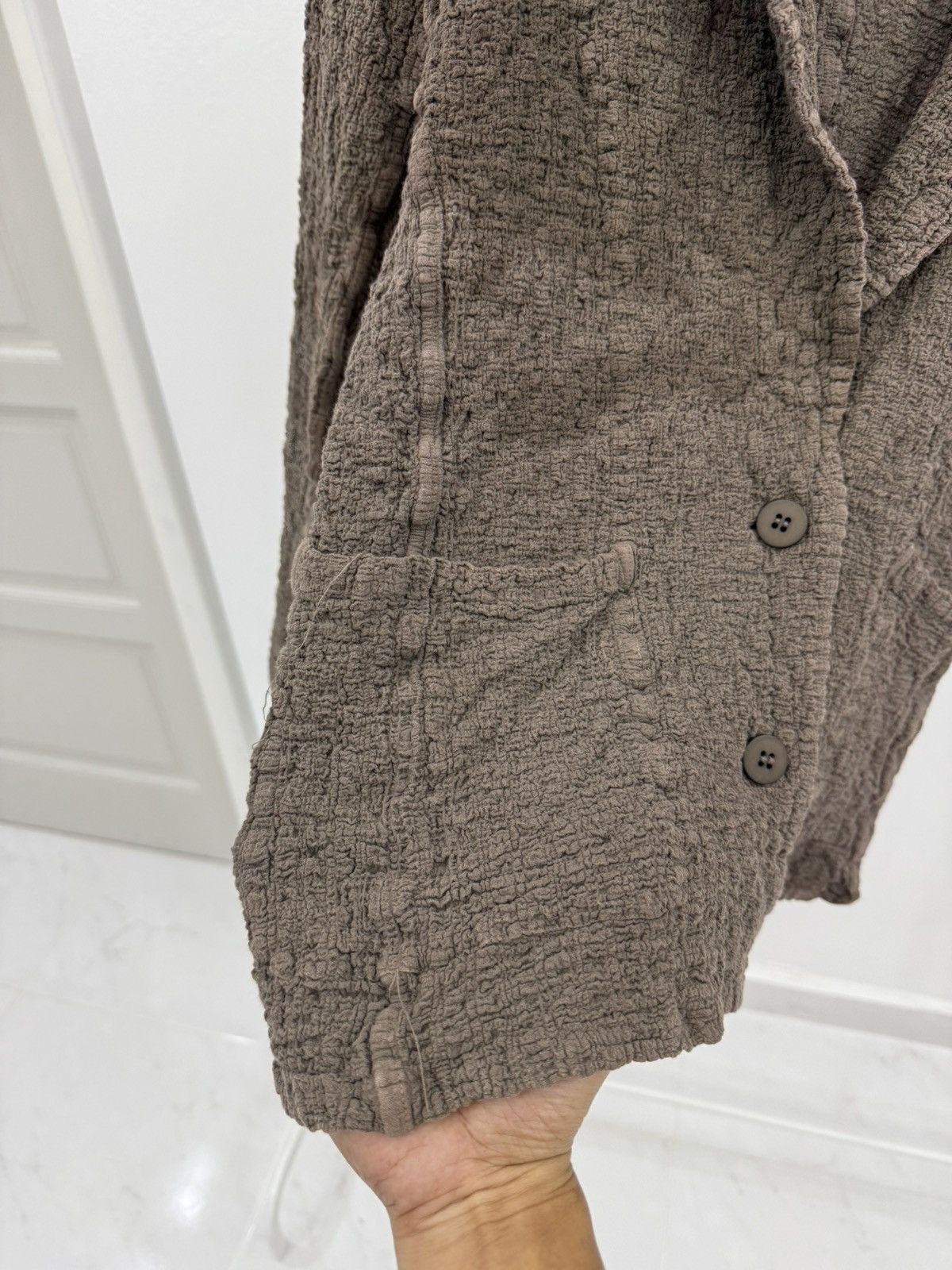 Issey Miyake Issey Miyake "me" Cauliflower Blazer Jacket Size S / US 4 / IT 40 - 9 Thumbnail