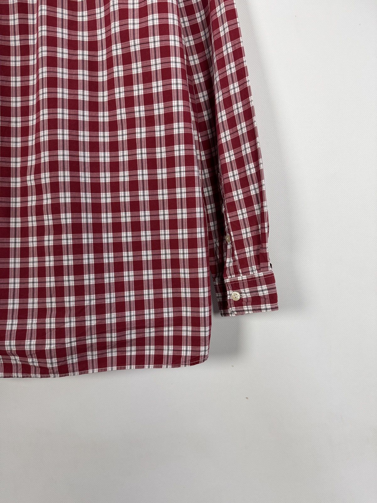 Lacoste Men’s Lacoste Long Sleeve Plaid Shirt Button Up Regular Fit Size US XL / EU 56 / 4 - 15 Thumbnail