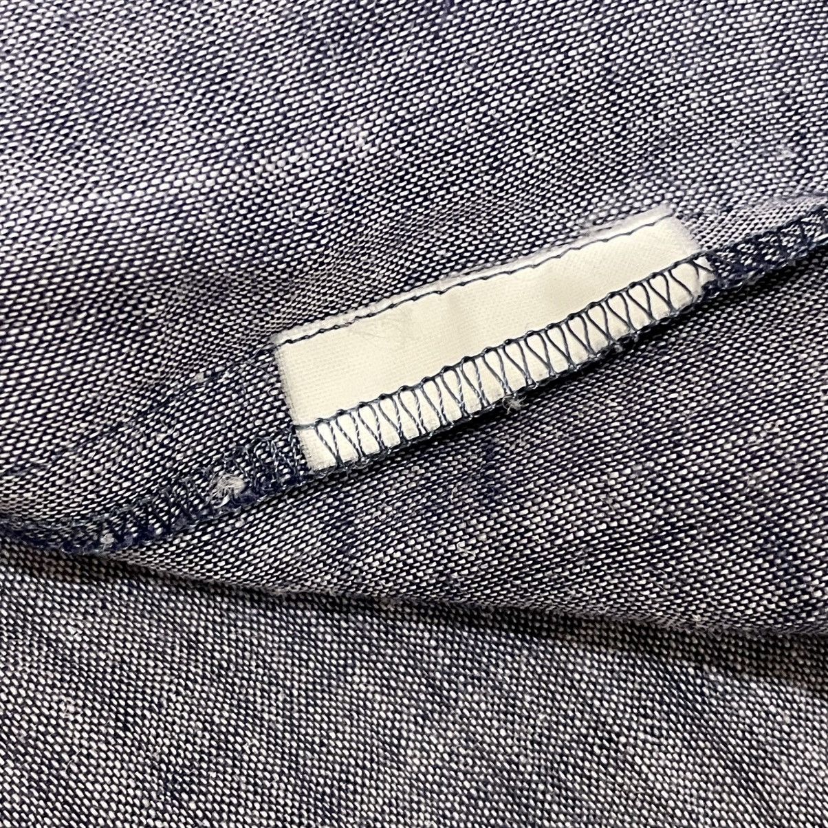 Chloe Miss Chloé Gray Chambray Linen Oversized Button Up Size L / US 10 / IT 46 - 7 Thumbnail