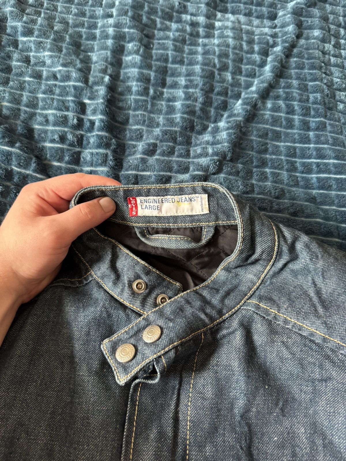 Levi's Vintage Clothing Vintage Levis Engineered Denim Jacket Size US M / EU 48-50 / 2 - 6 Thumbnail