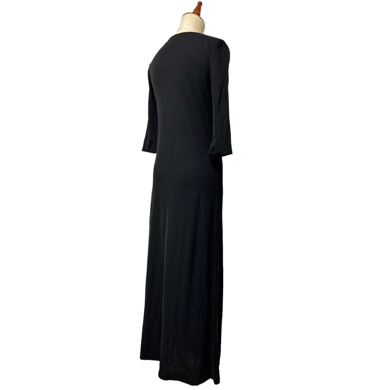 Yohji Yamamoto Vintage YOHJI YAMAMOTO Maxi dresses Black Size XS / US 0-2 / IT 36-38 - 3 Thumbnail
