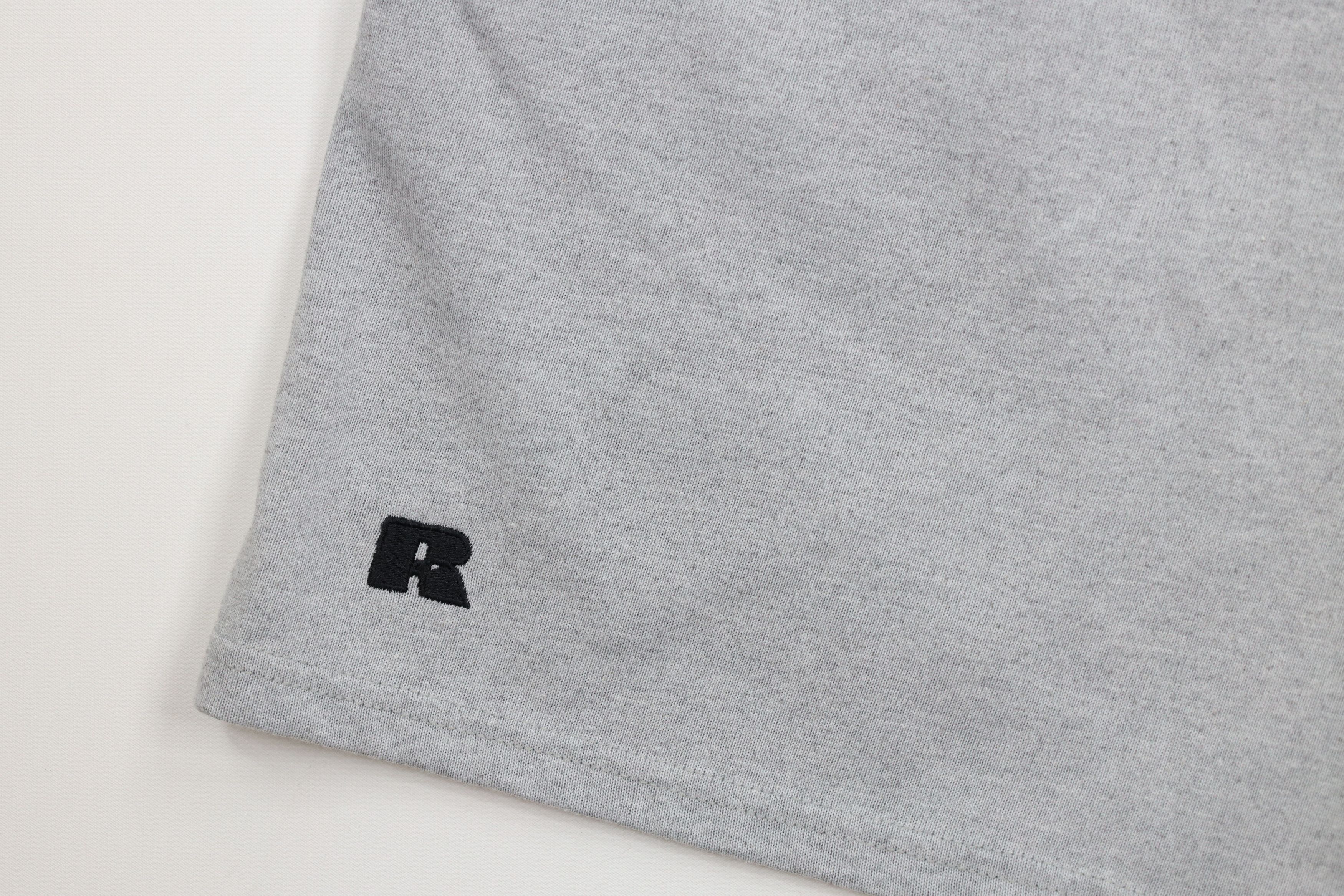 Russell Athletic × Vintage Vintage 90s Russell Athletic Knee Blank Shorts Heather Gray Size US 36 / EU 52 - 5 Thumbnail