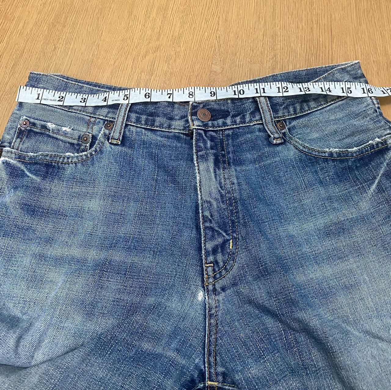 Japanese Brand Vintage Uniqlo Jeans Distressed Denim Size US 32 / EU 48 - 4 Thumbnail