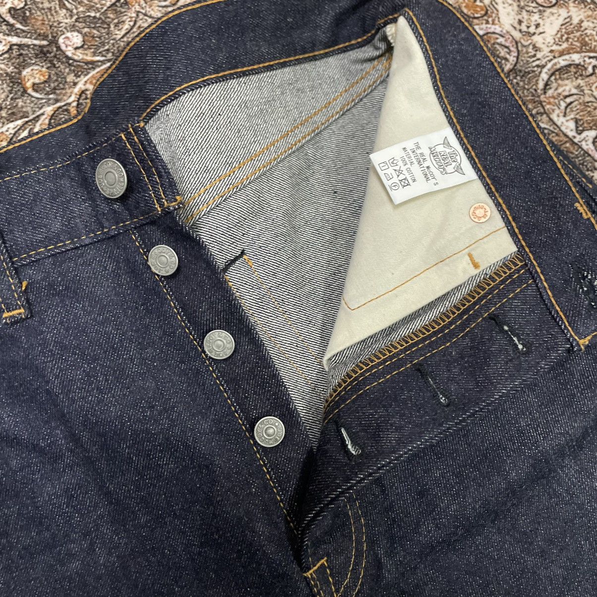 The Real McCoy's 🔥🇯🇵NOS Unworm Joe Mc Coy Selvedge Denim Shorts Pants Size US 32 / EU 48 - 7 Thumbnail