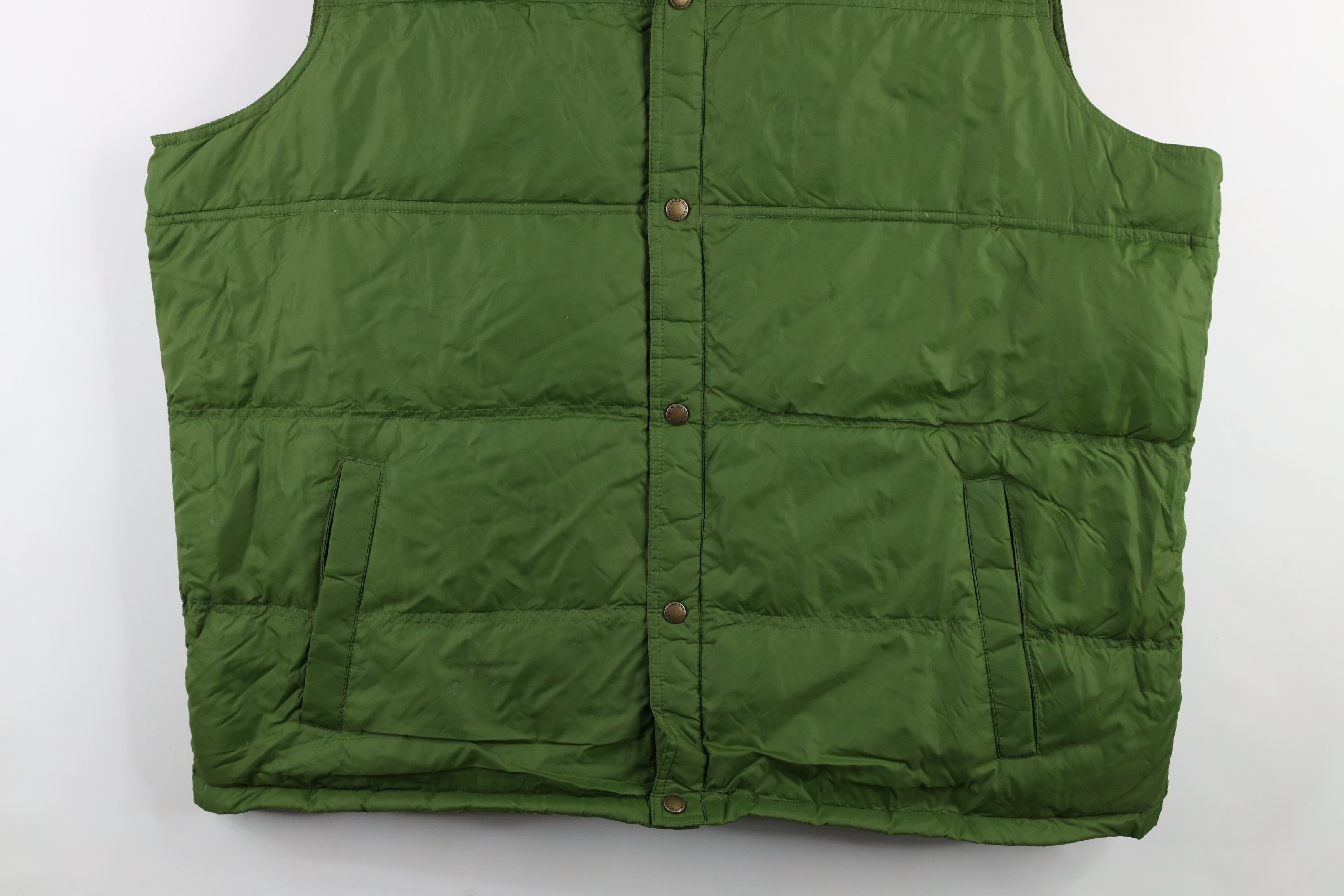 Lands' End × Vintage Vintage Lands End Down Insulated Puffer Vest Jacket Green Size US XXL / EU 58 / 5 - 3 Thumbnail