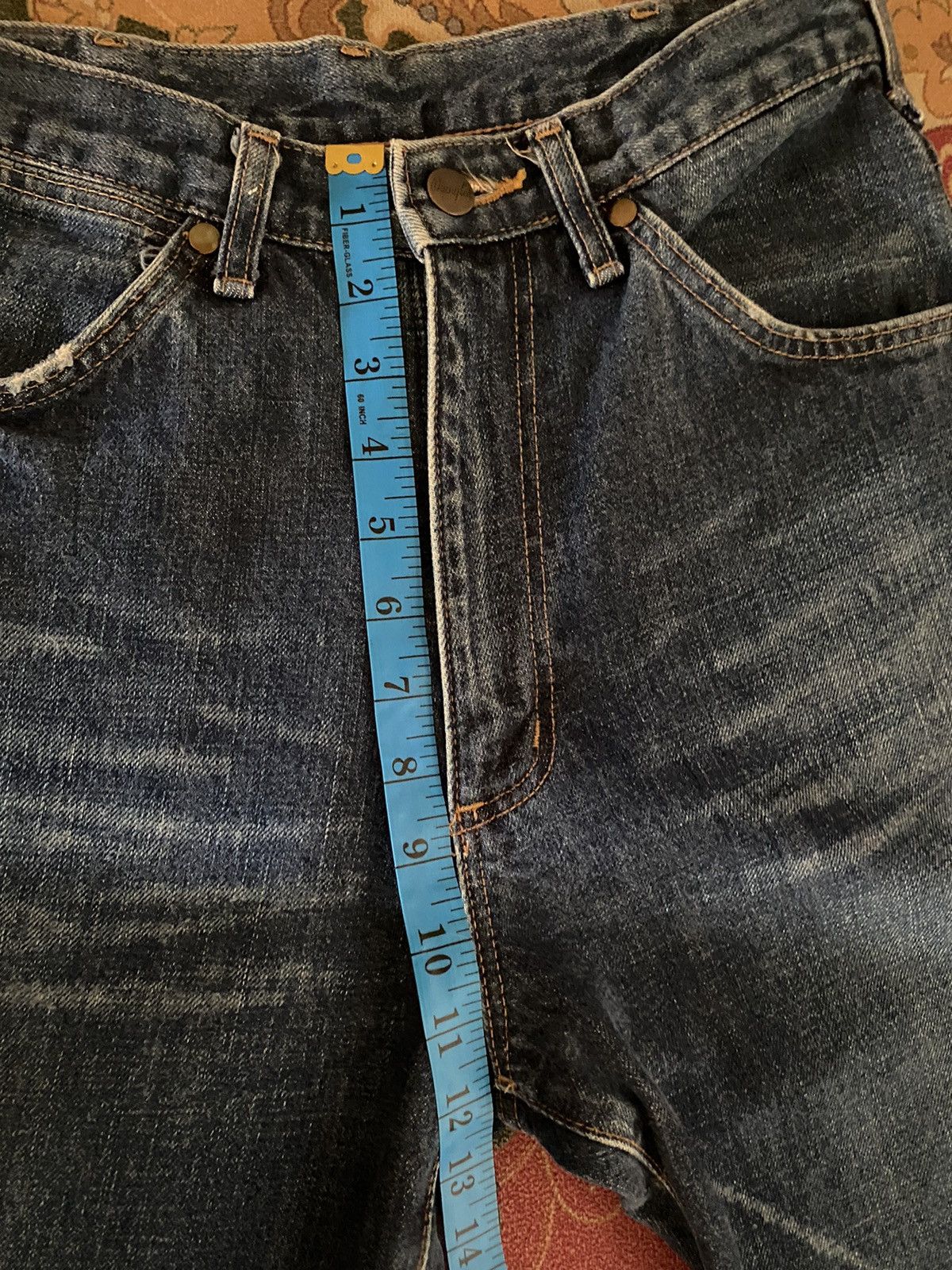 Japanese Brand × Vintage × Wrangler Vintage Wrangler Selvedge Denim Redline Pant Size US 28 / EU 44 - 16 Thumbnail