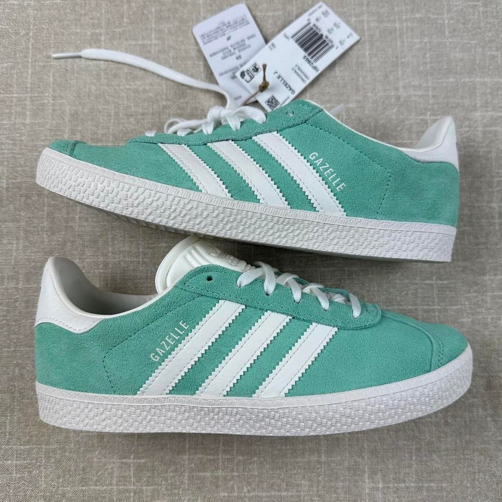 Adidas Adidas Gazelle "Teal" Size US 5 / IT 35 - 2 Thumbnail