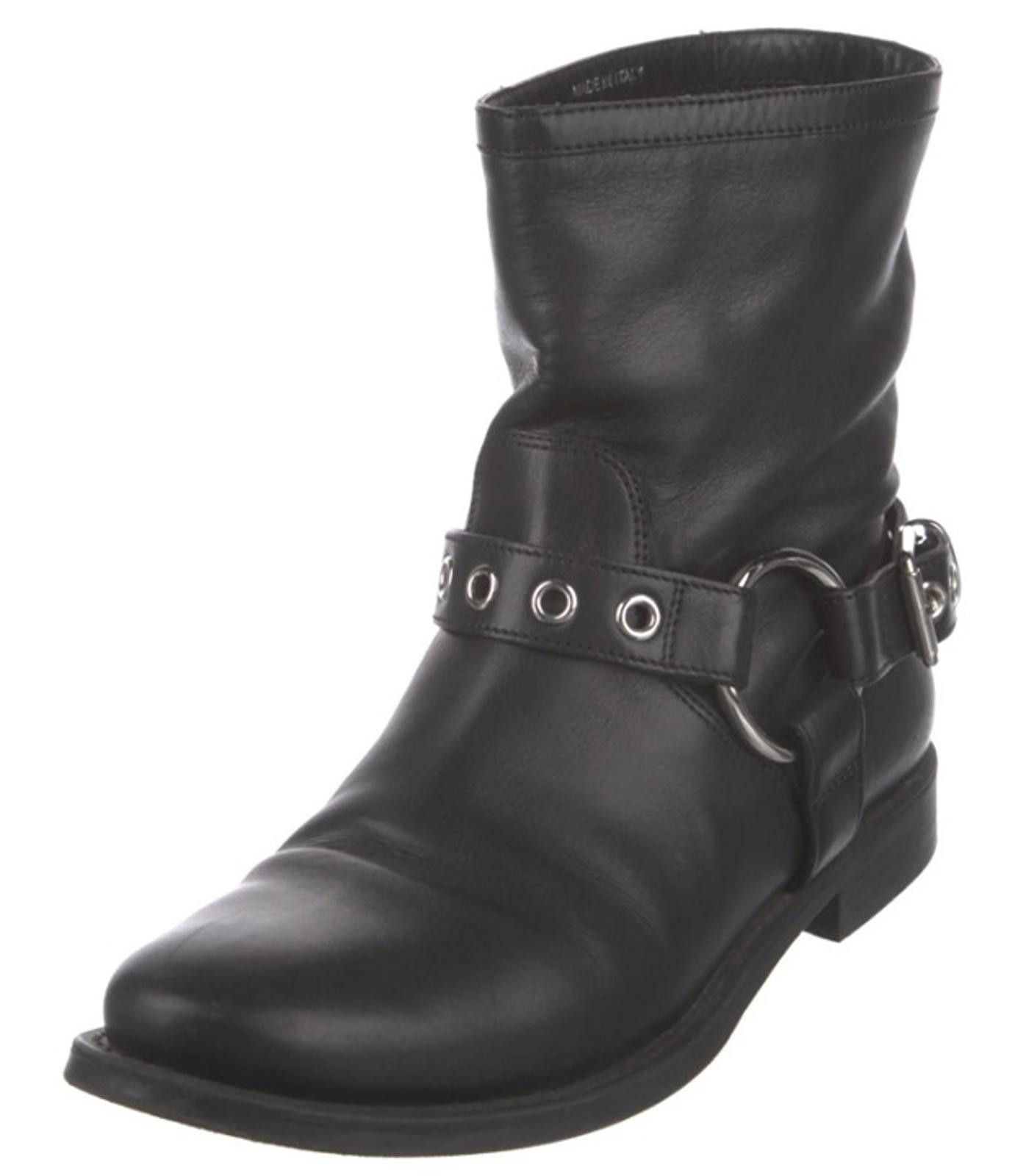 Burberry Burberry Leather Moto Boots Black - SIZE 6.5 Size US 6.5 / IT 36.5 - 4 Thumbnail