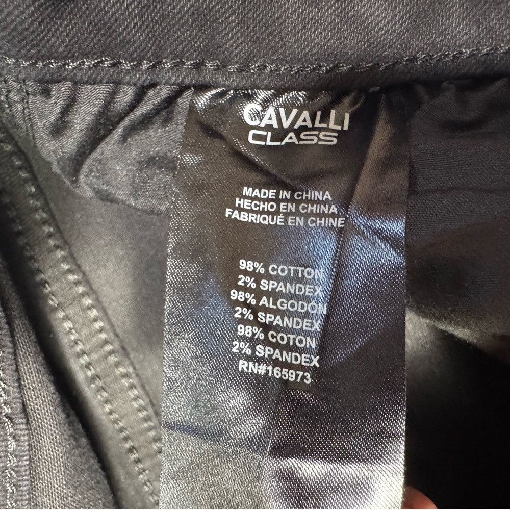 Roberto Cavalli NWT New $250 Roberto Cavalli Class High Rise Straight Leg C Size 27" / US 4 / IT 40 - 8 Thumbnail