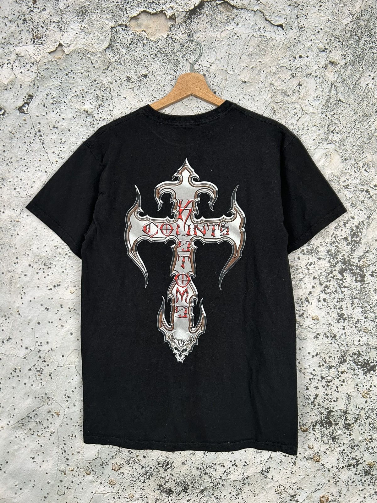Vintage Vintage Counts Kustoms Motorcycles Racing Grunge Tee Punk Size US M / EU 48-50 / 2 - 1 Thumbnail