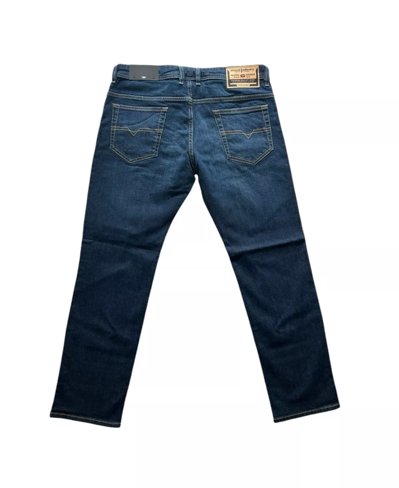 Diesel Diesel Mens Safado Straight Jeans RM065 Dark Blue Size 36/32 Size US 36 / EU 52 - 4 Thumbnail